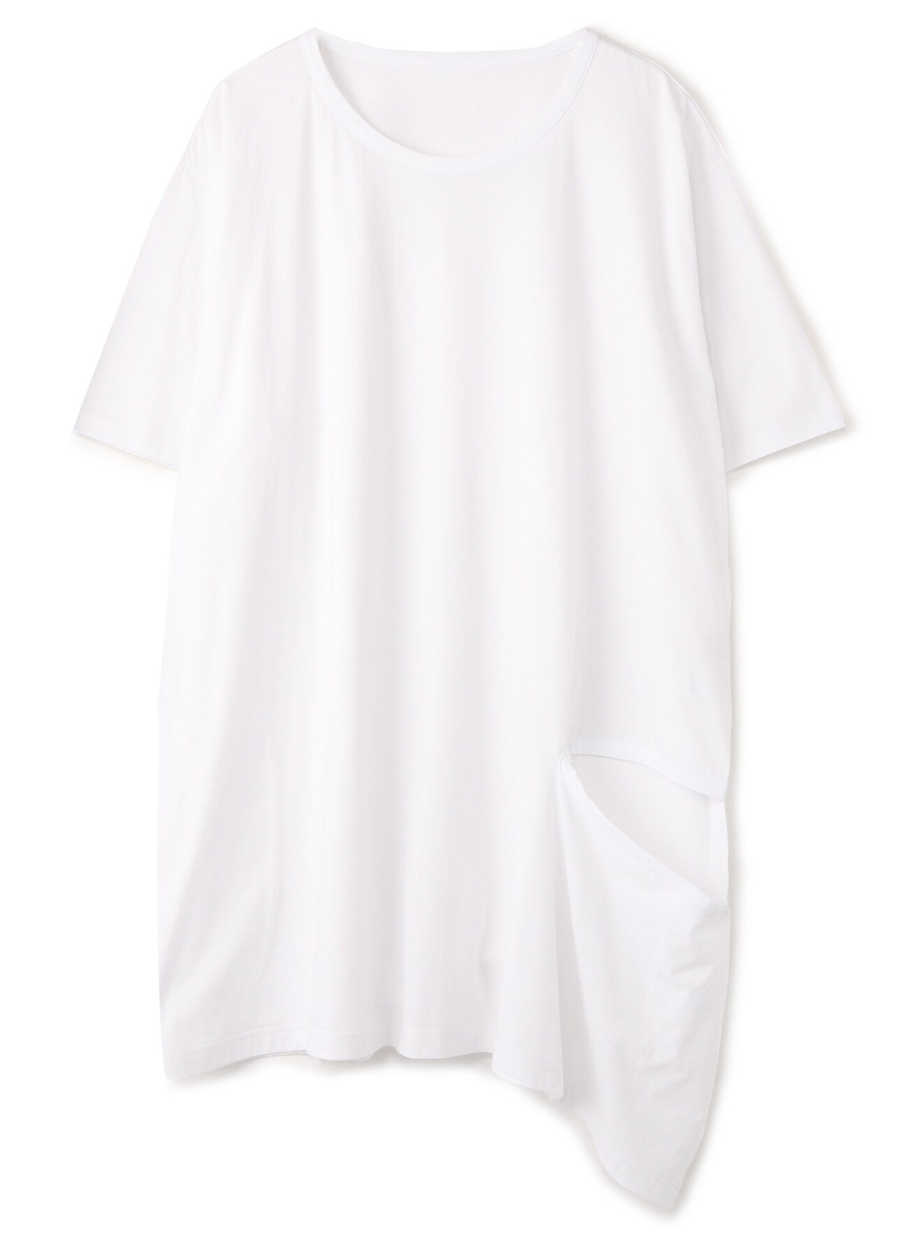 30/ Cotton Jersey T-Shirt with Hole