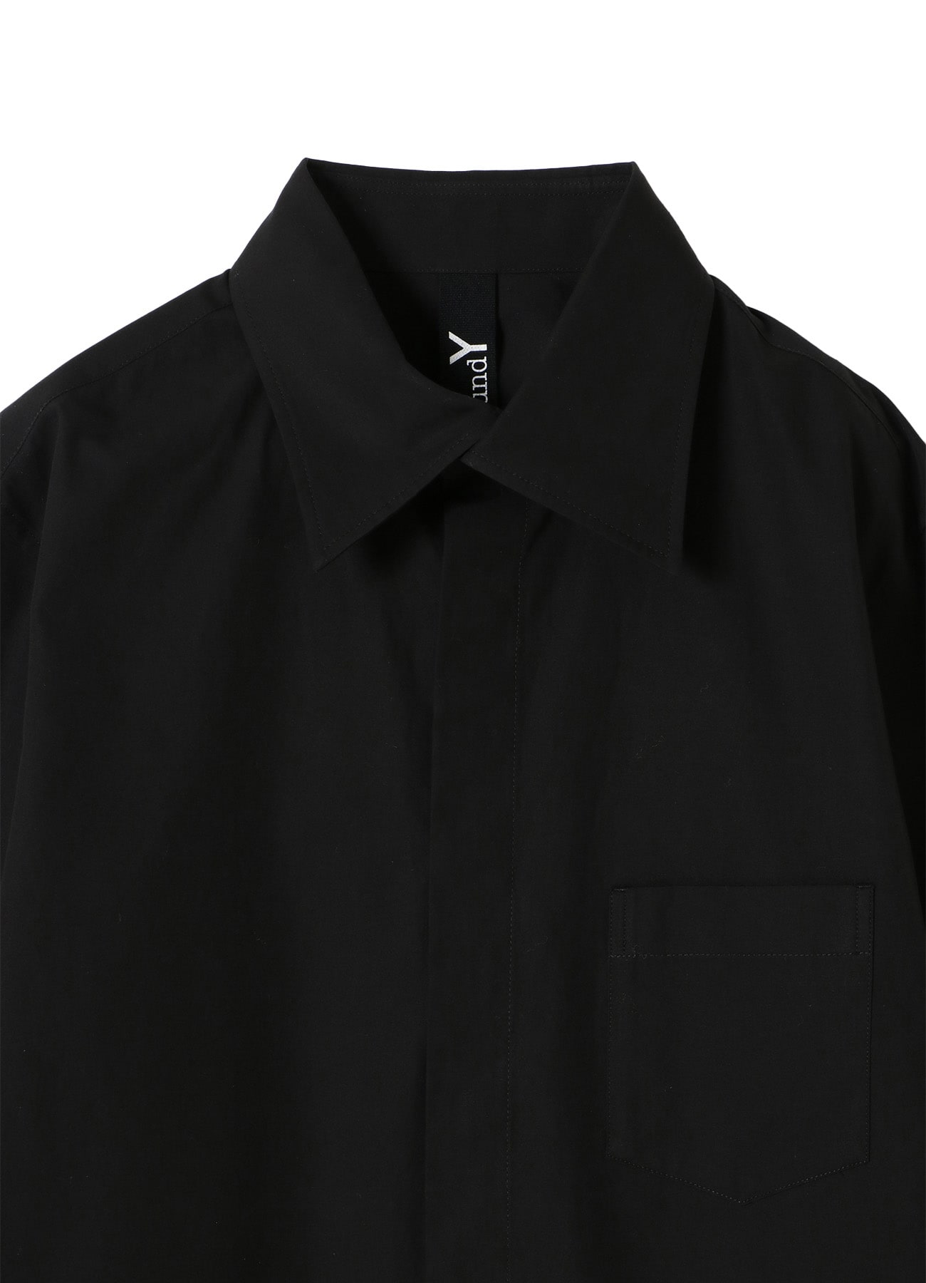 100/2 cotton broad Crossed collar shirt