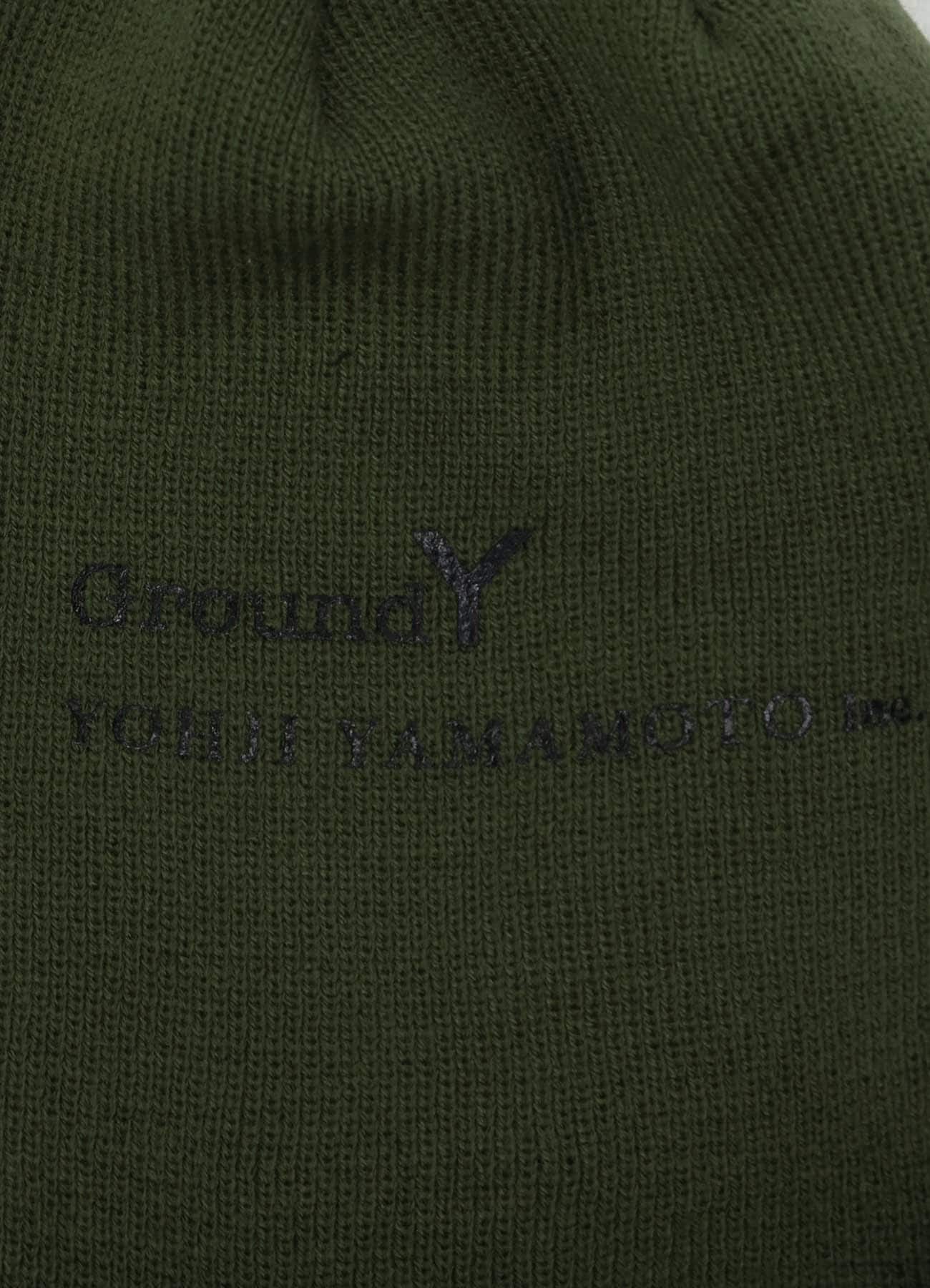 Ground Y×NEW ERA Basic Cuff Knit　dark green