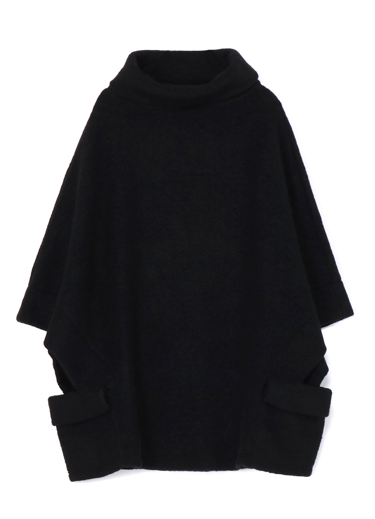 Airy jersey High neck cape T
