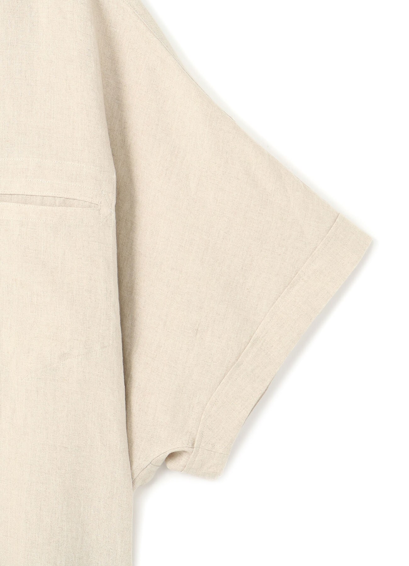 50/Linen cloth Dolman short sleeve shirt