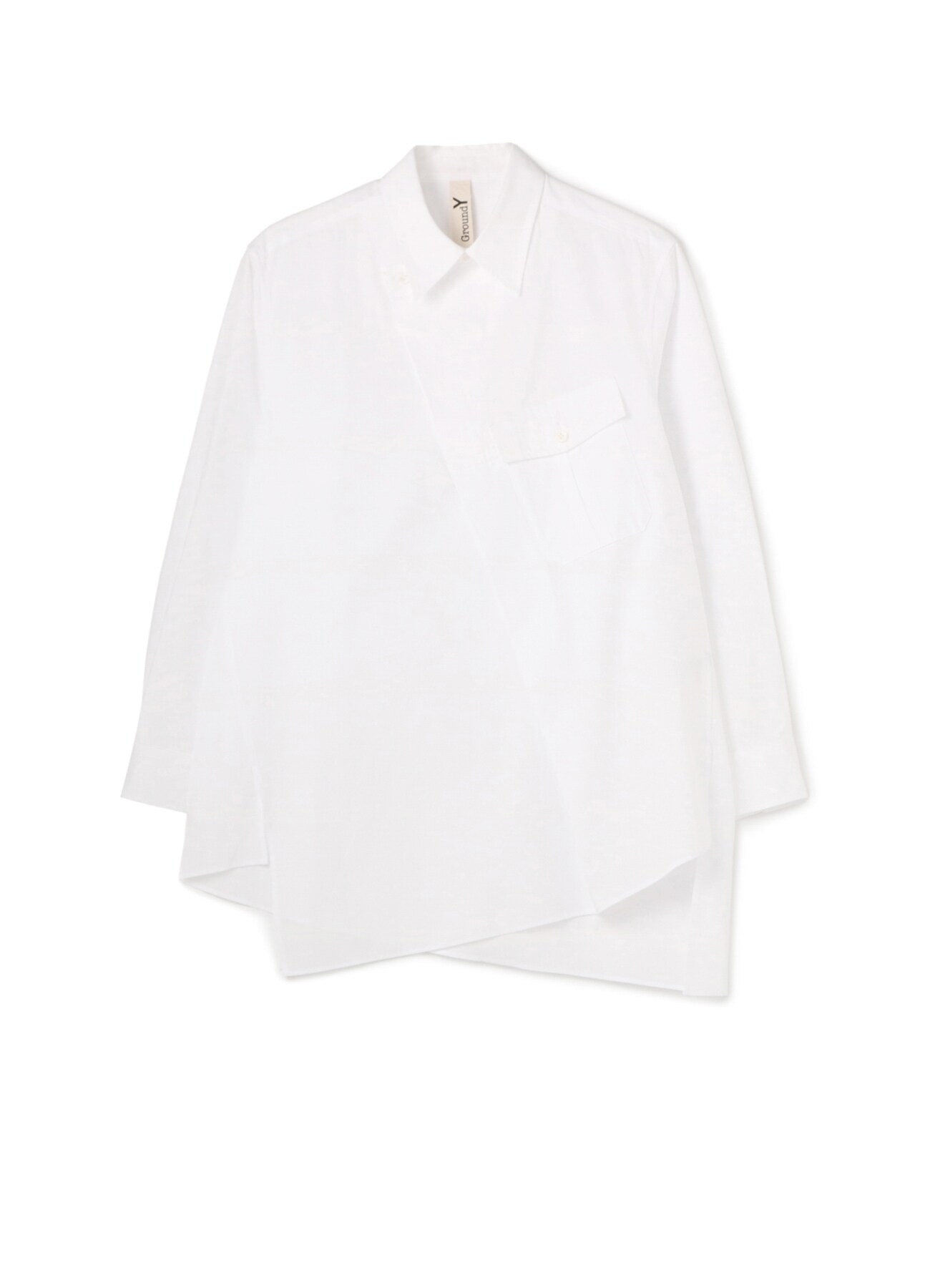 100/2 cotton broad Wrap flap pocket shirt