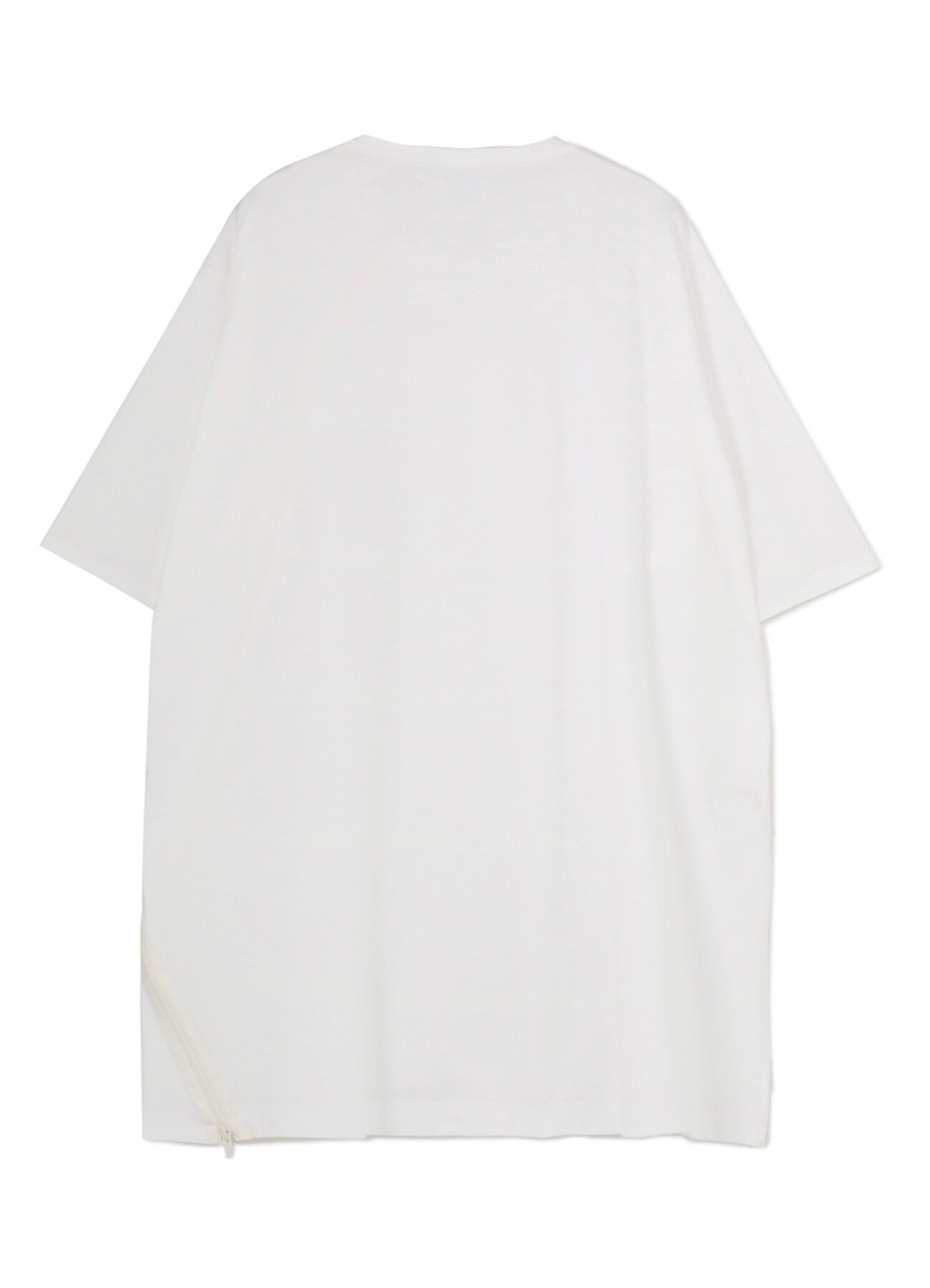 30/cotton Jersey Zipper short sleeves jumbo T