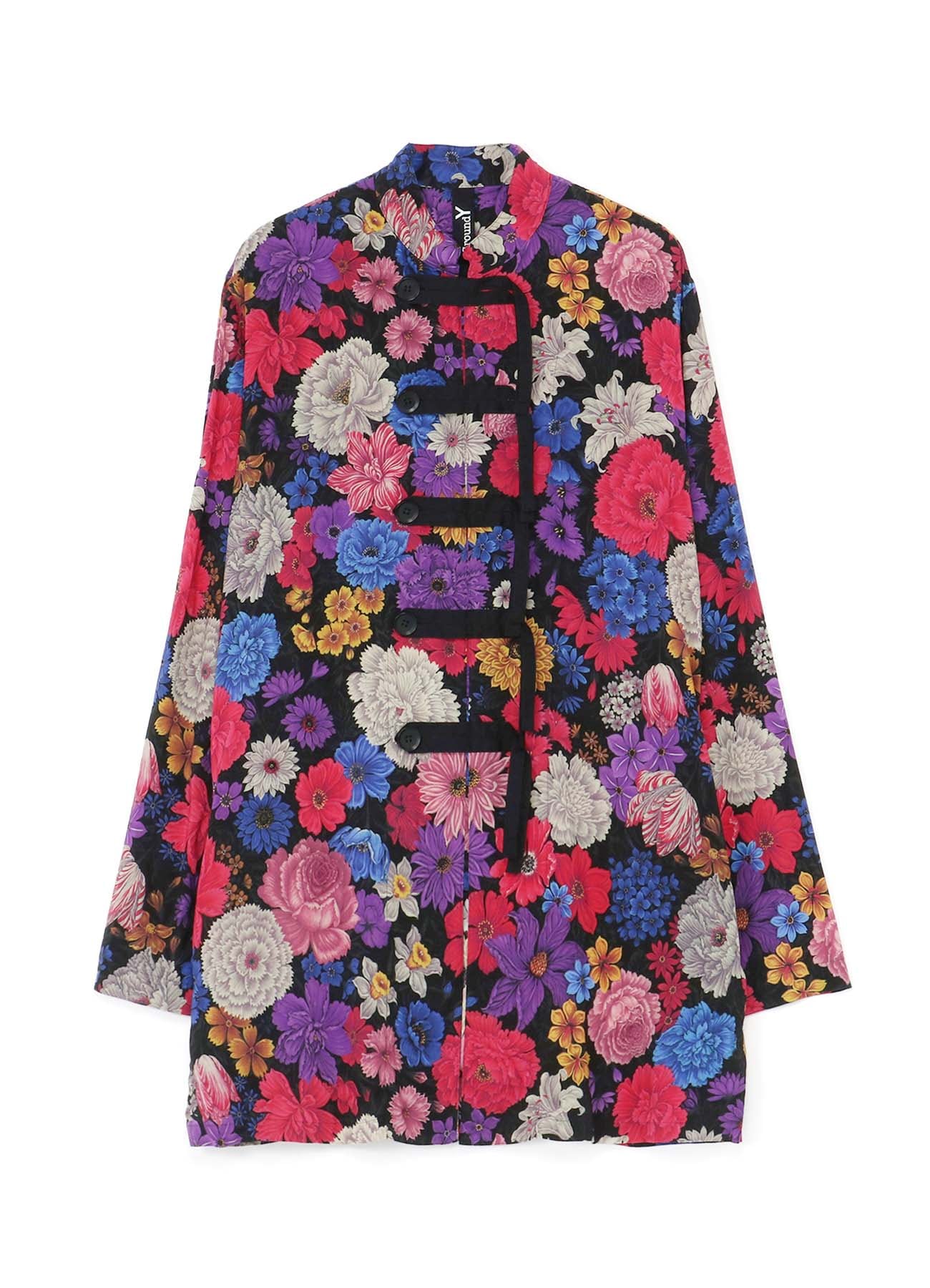 FLOWERS IN FULL BLOOM RAYON SHIRT