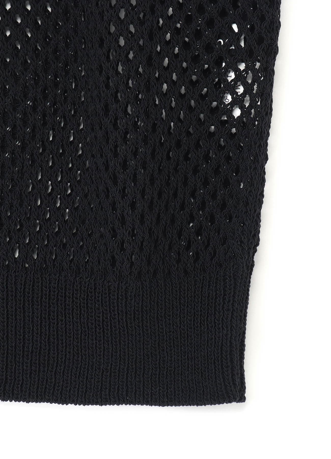 Cotton/Nylon Mesh Knitted Vest