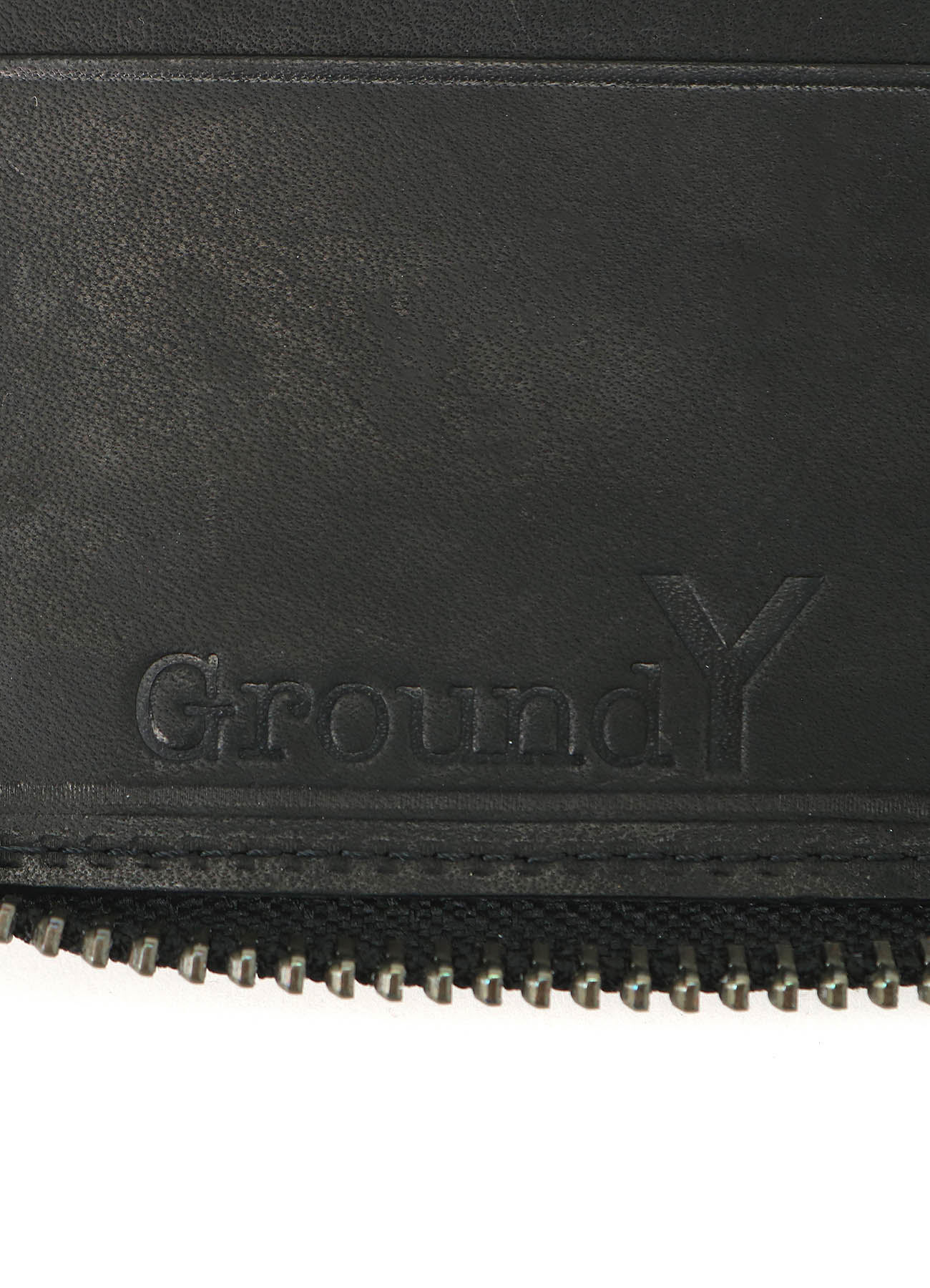 COW LEATHER WALLET(FREE SIZE BLACK): GroundY｜THE SHOP YOHJI YAMAMOTO