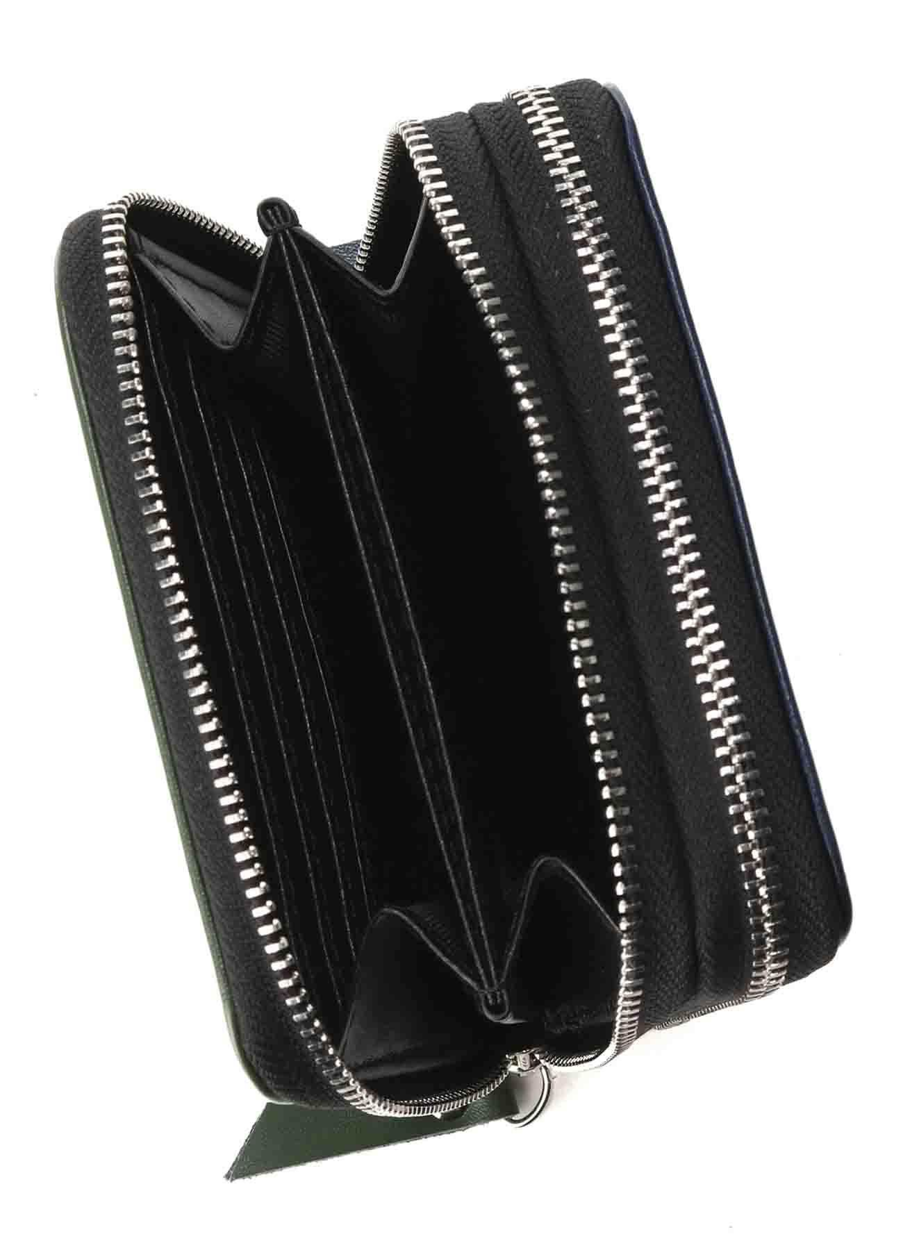 Leather zip around wallet