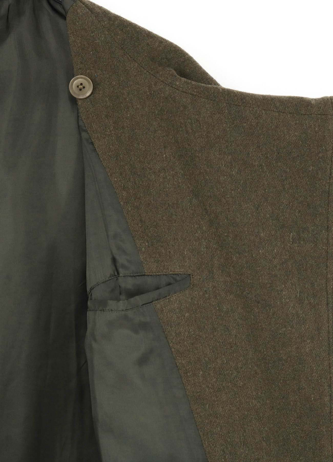 Vintage Flannel Double Long Coat