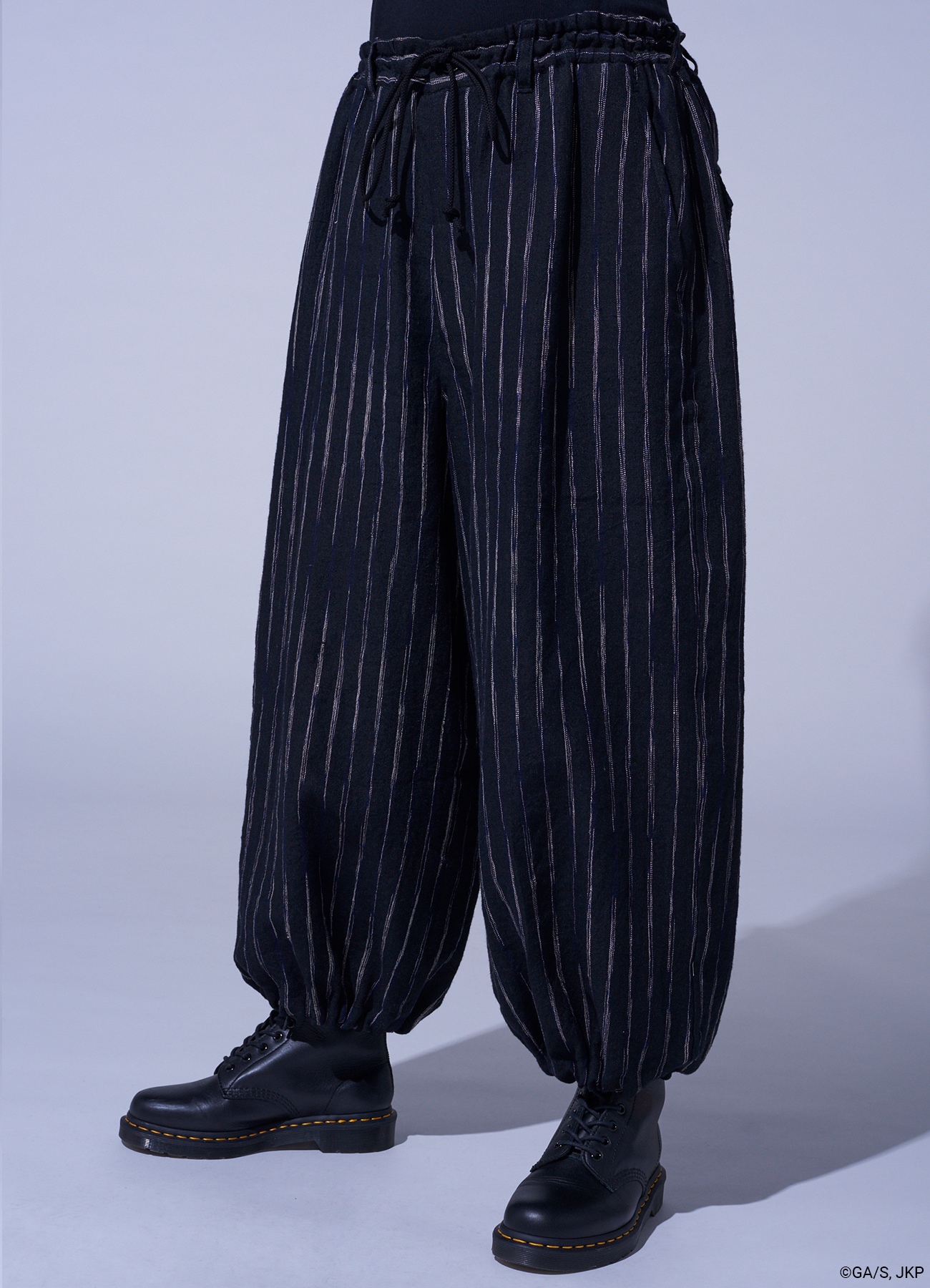 LEINWANDE Georgie Slit Trousers ブラック - カジュアルパンツ