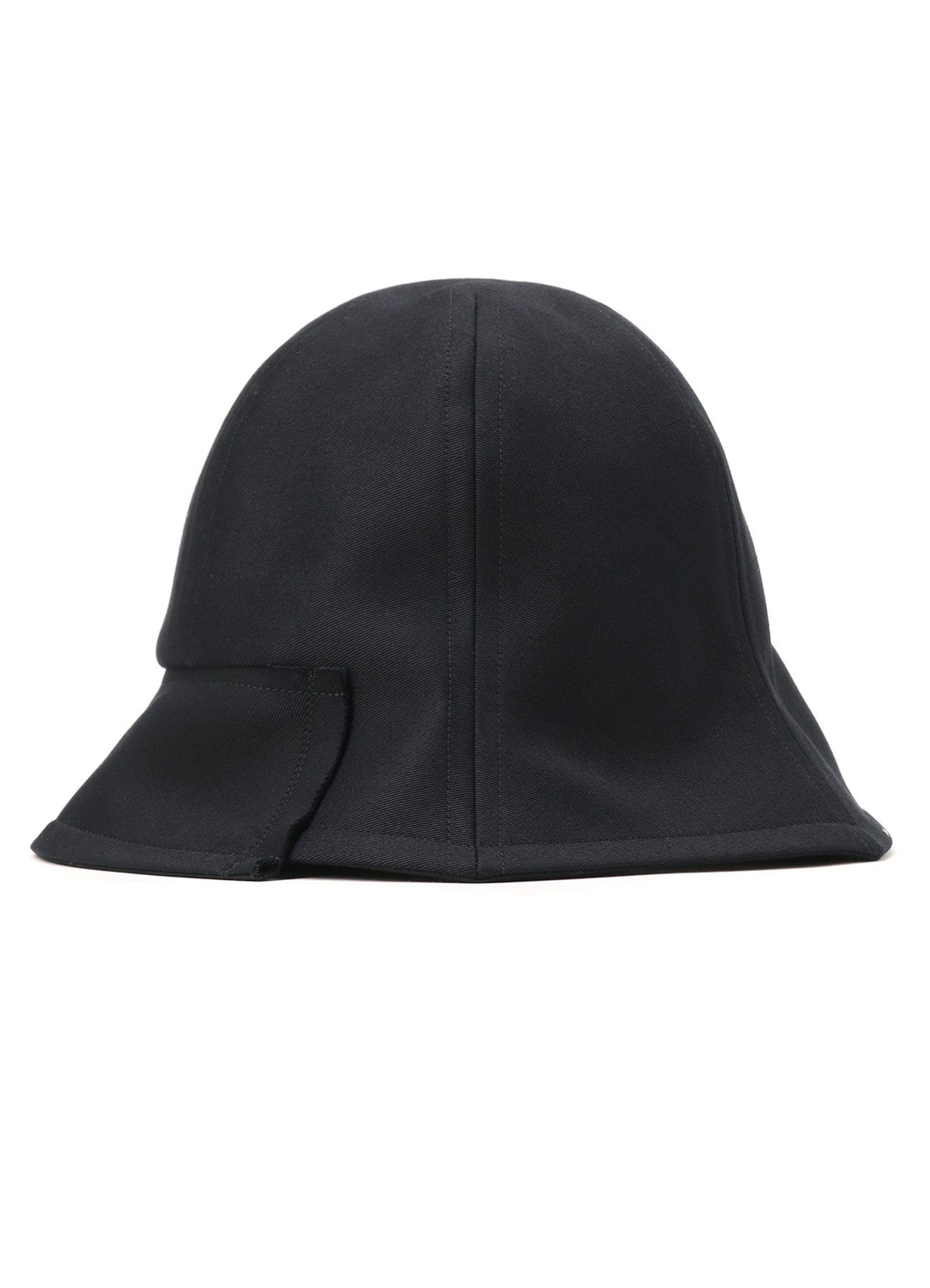 ishica COTTON TWILL TULIP BELL HAT(FREE SIZE BLACK): GroundY｜THE 