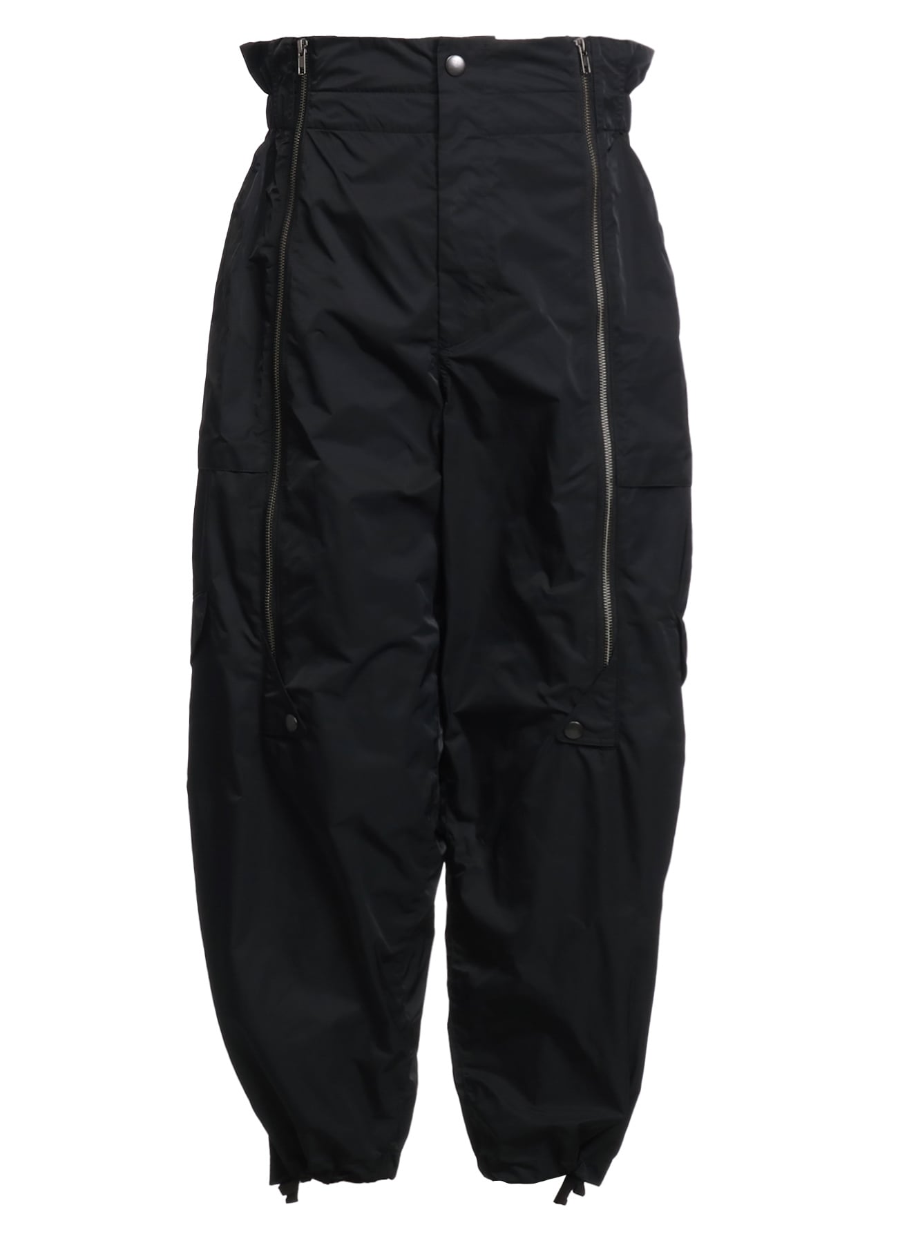 Black Suspender Cargo Pants