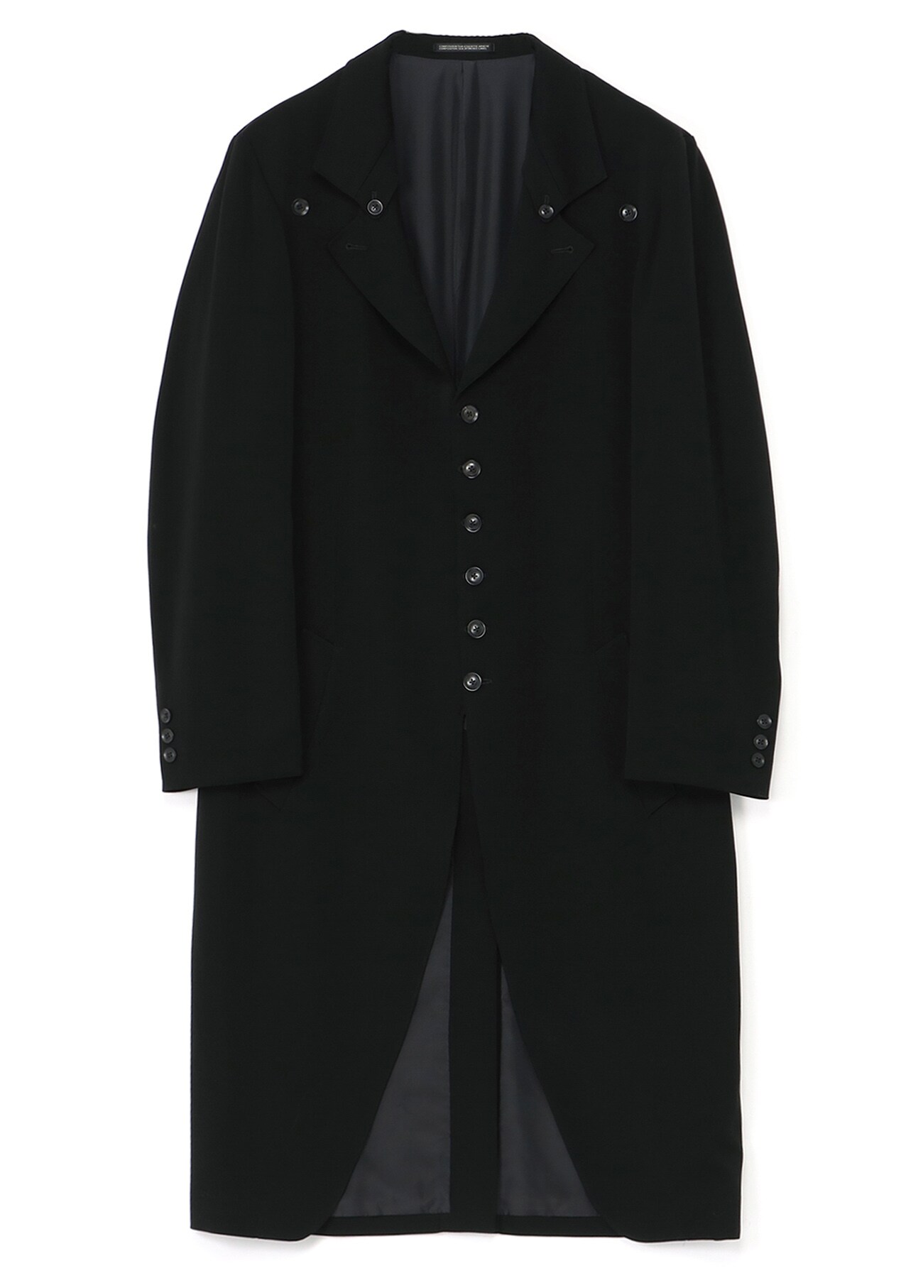 WOOL TUXEDO FRONT BUTTING 6BUTTONS JACKET