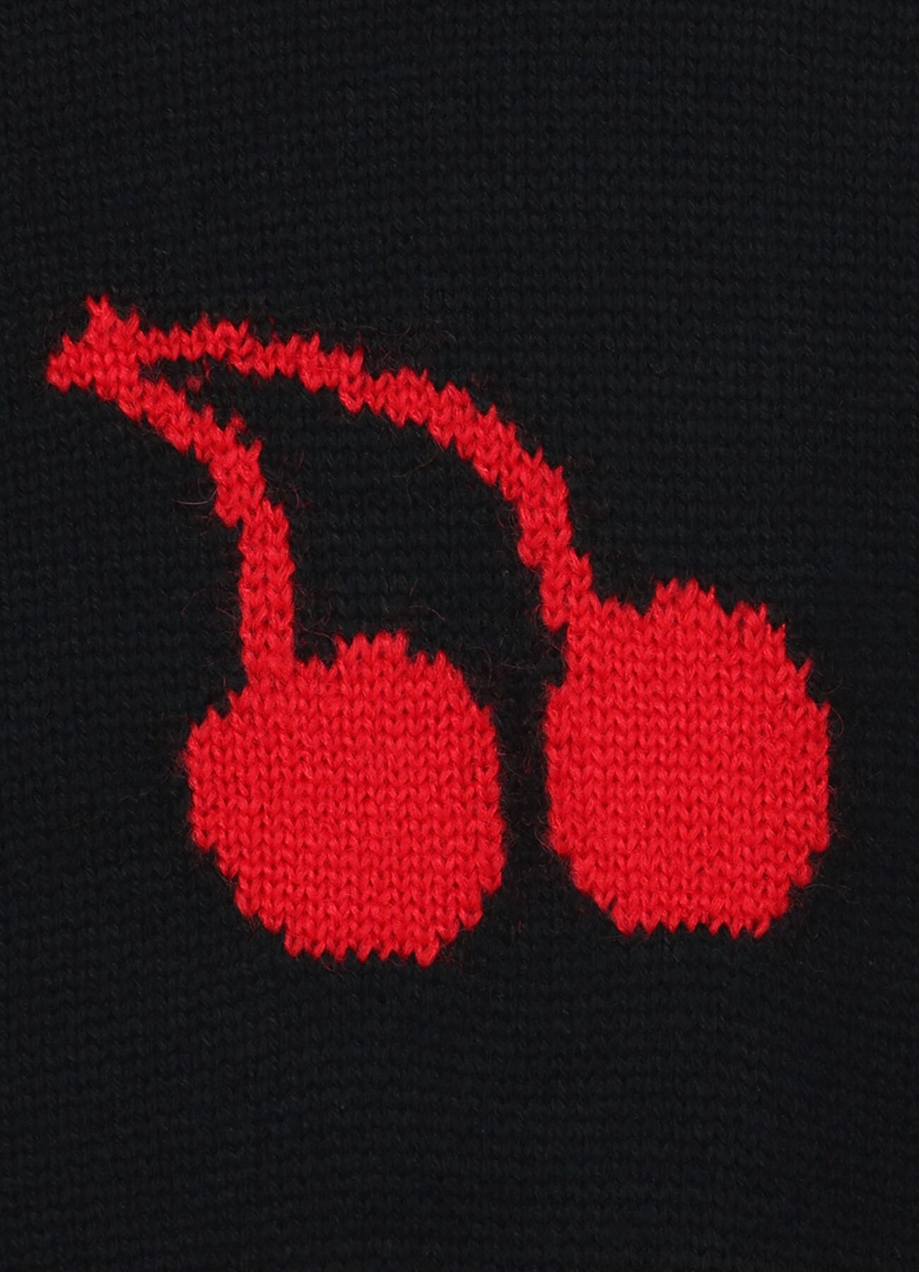 turtle neck knit(cherry)