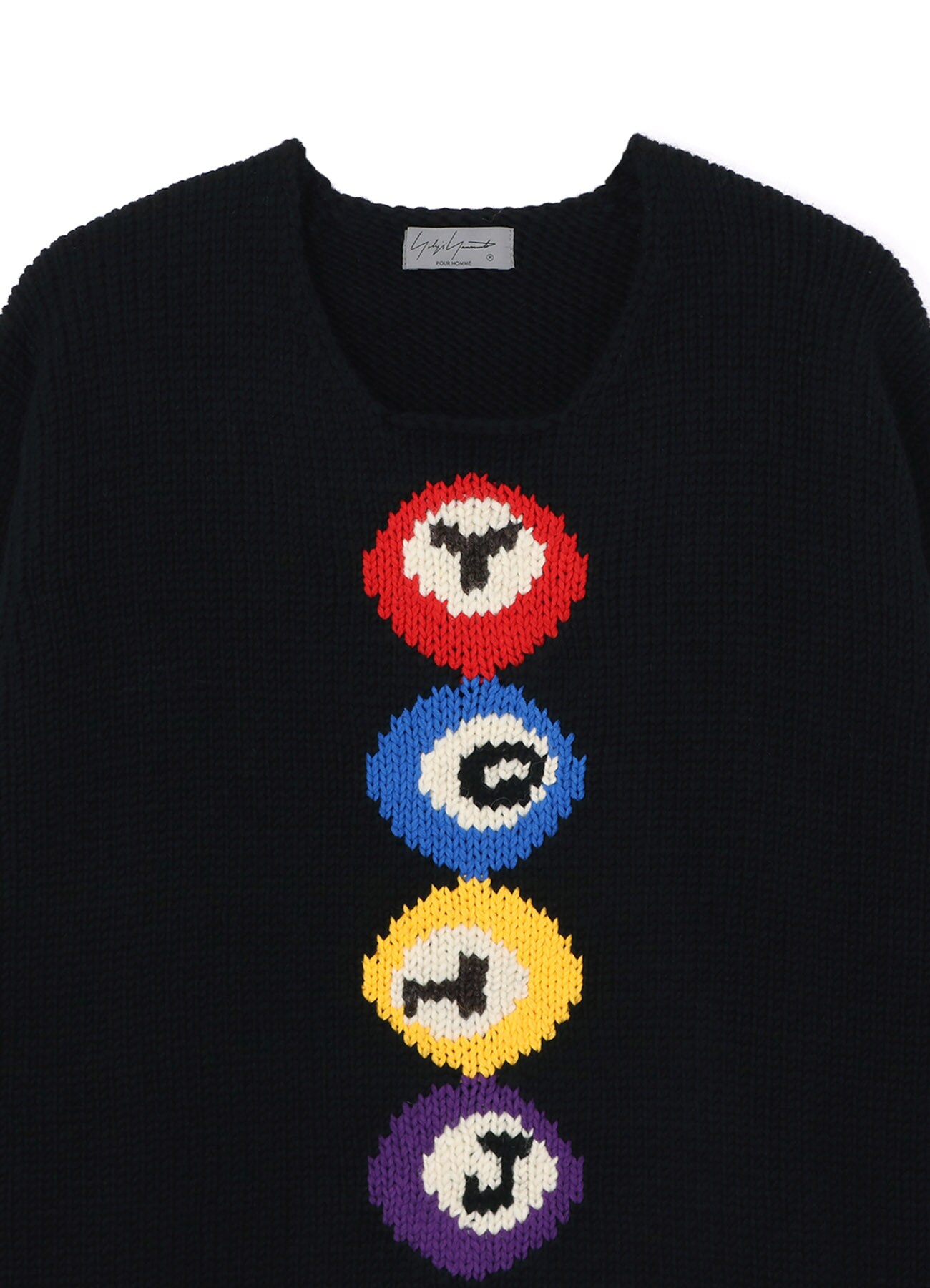 round neck knit(billiards)