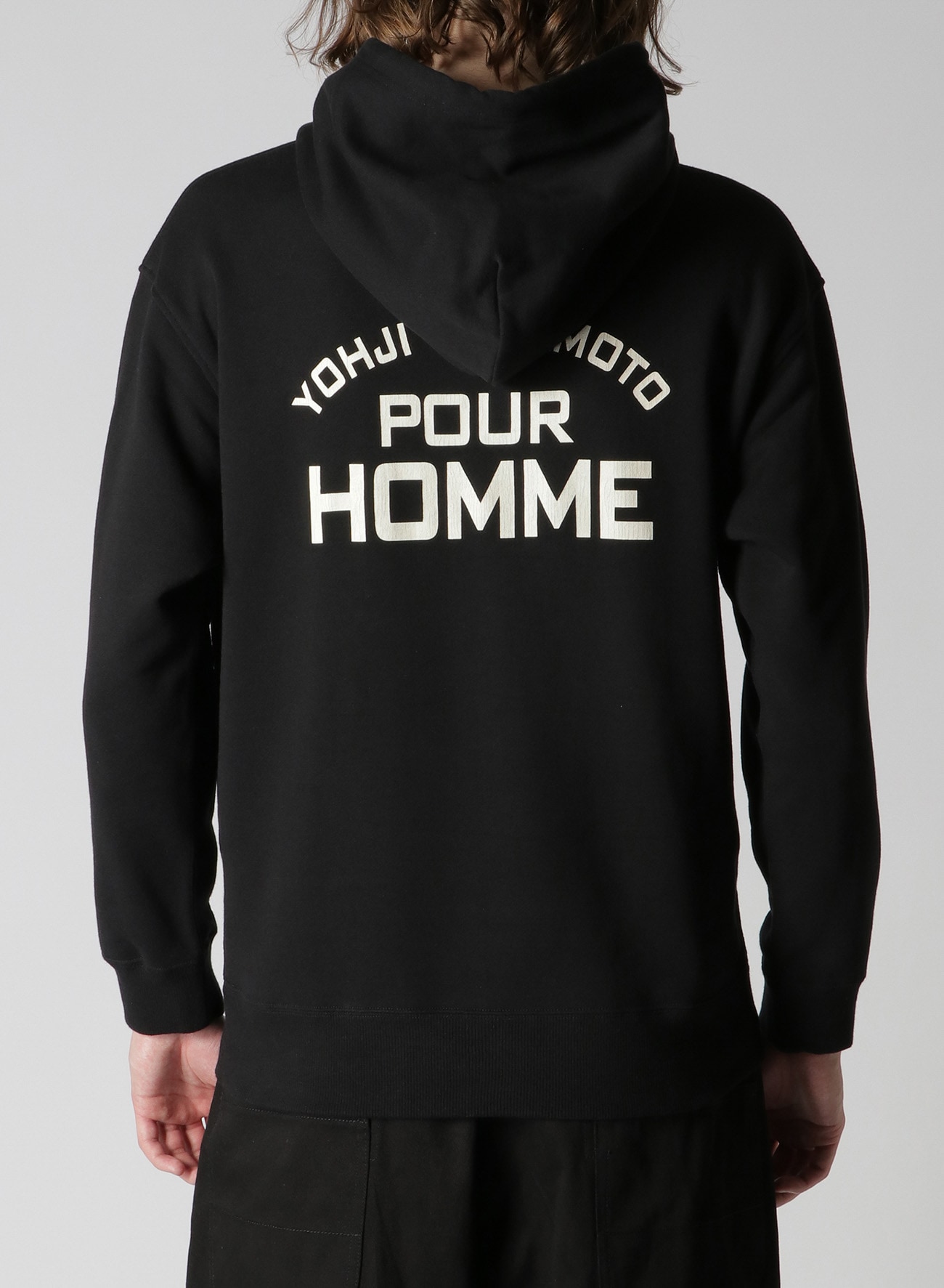 POUR HOMME LOGO HOODIE