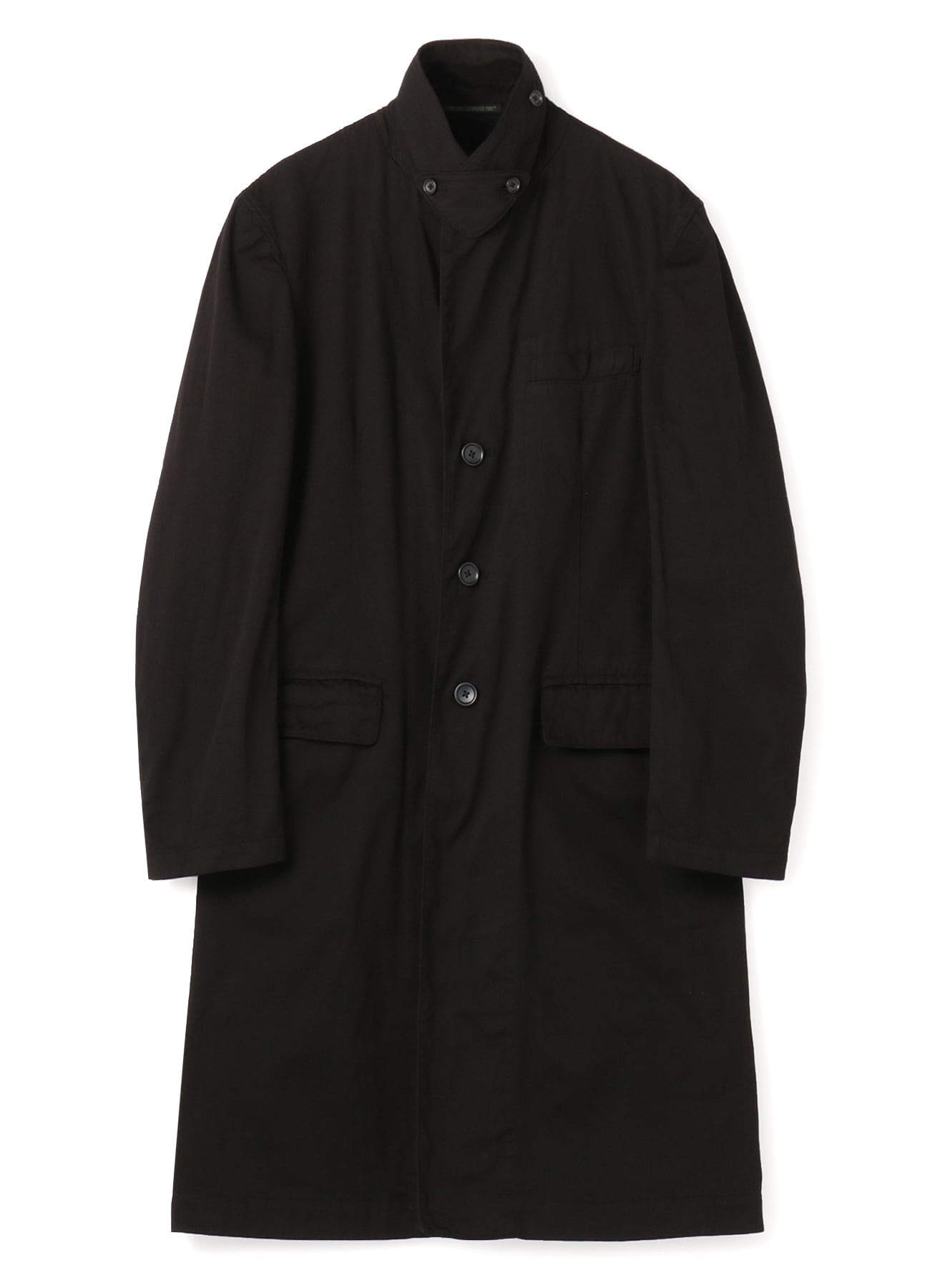 DYEING COTTON TWILL LONG JACKET (S Black): Vintage | THE SHOP 