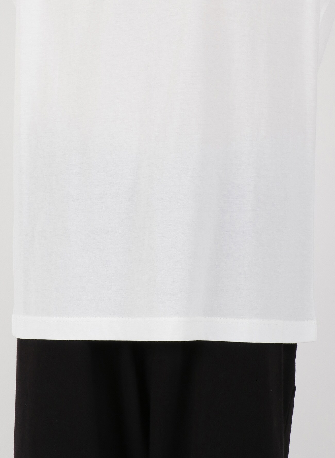 30/-ULTIMA REGULAR ROUND NECK LONG SLEEVES(M Off White): Yohji