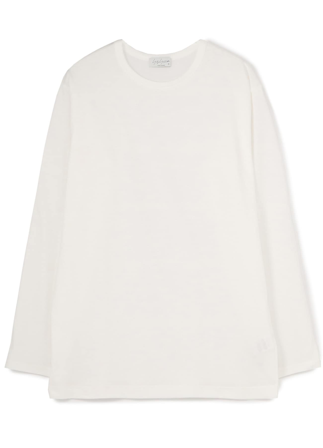 30/-ULTIMA REGULAR ROUND NECK LONG SLEEVES(M Off White): Yohji