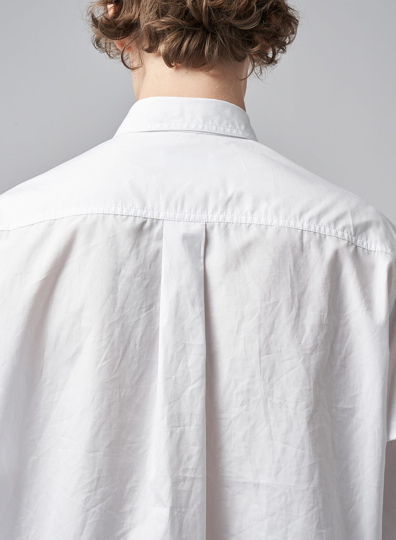 SHIRT WITH SLANTED CHEST POCKETS(S White): Vintage｜THE SHOP YOHJI 