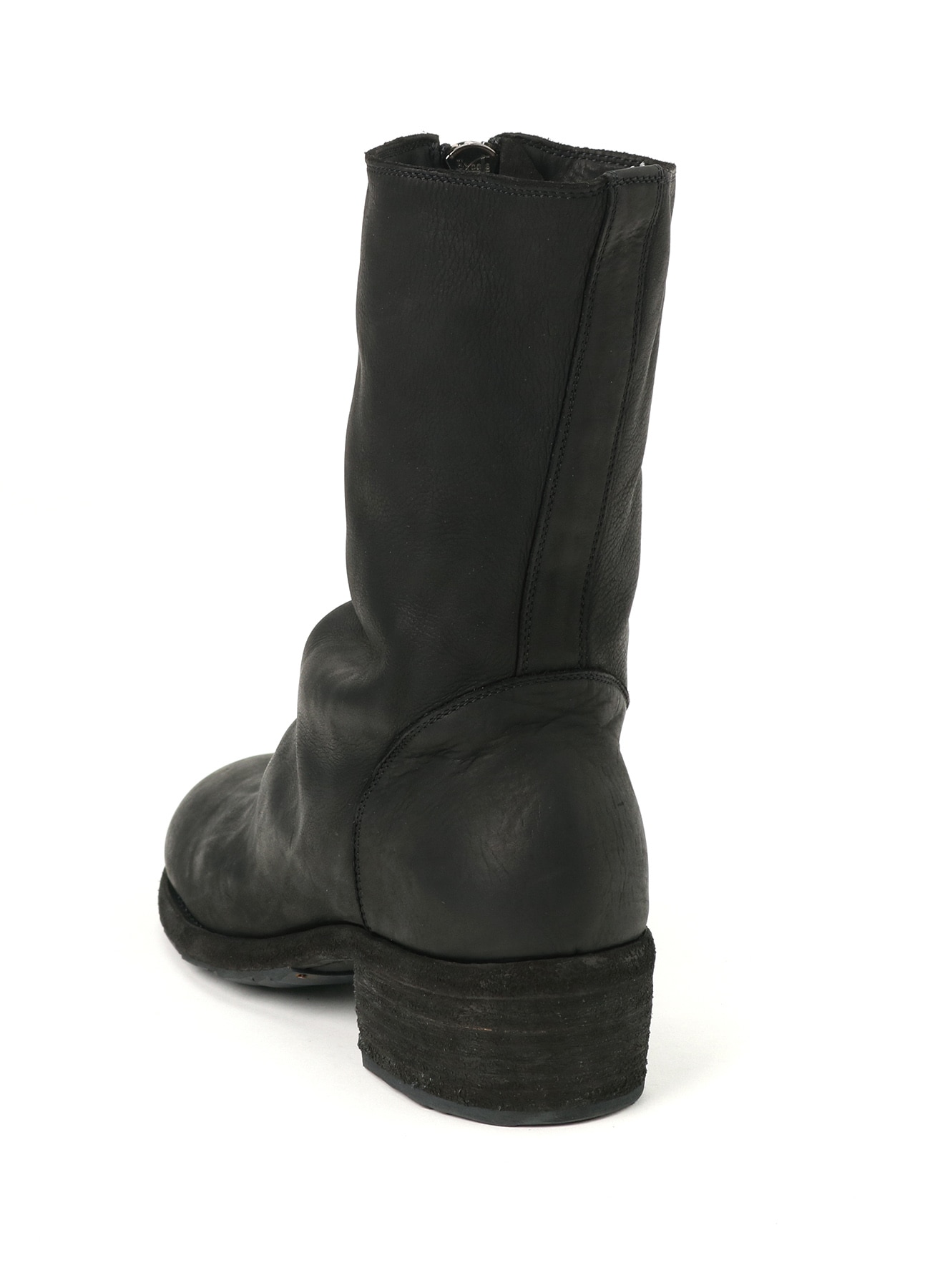 SOFT CALF LEATHER FRONT ZIPPER BOOTS