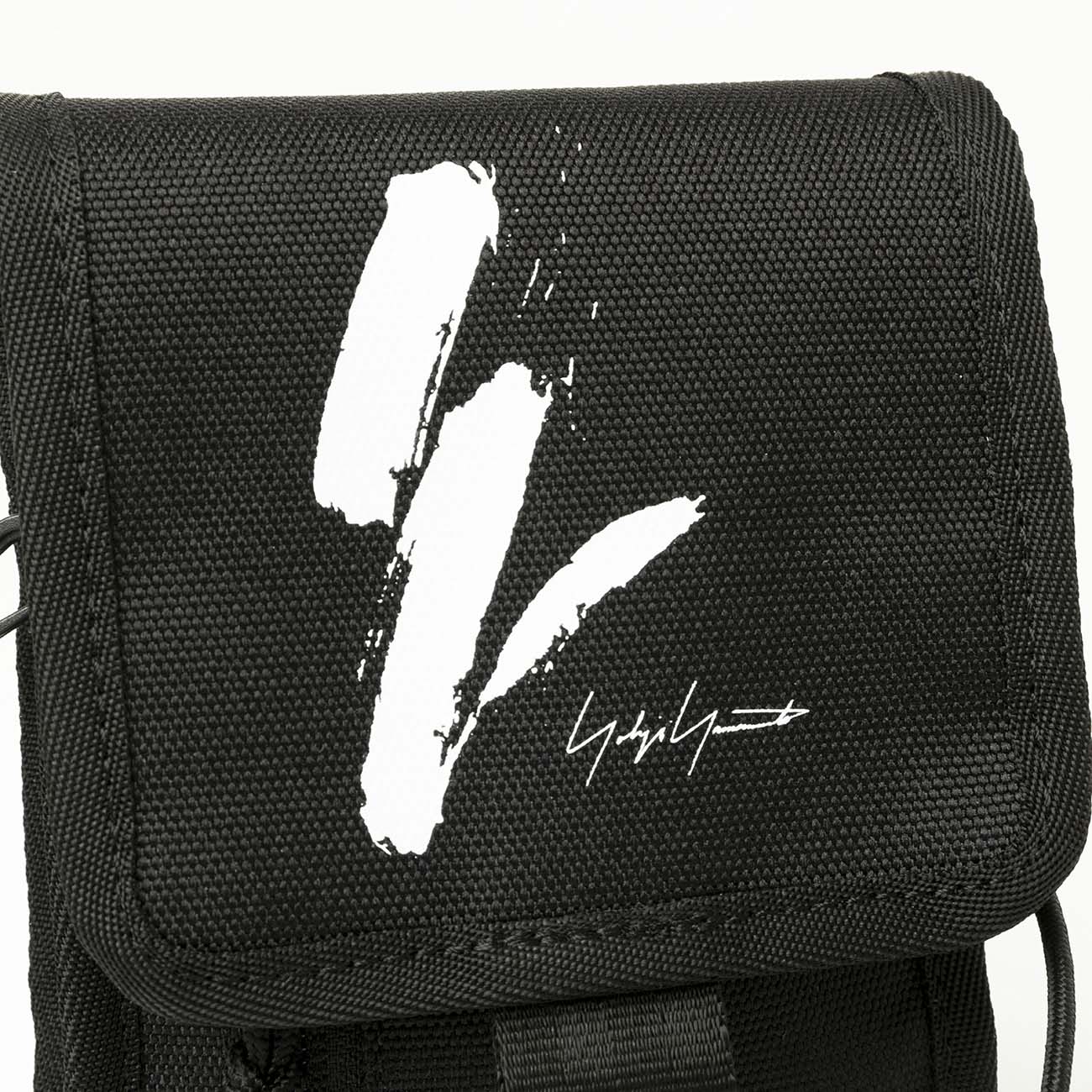 Yohji Yamamoto ×New Era PE/1680D NECK POUCH YY LOGO BLK WHT(M