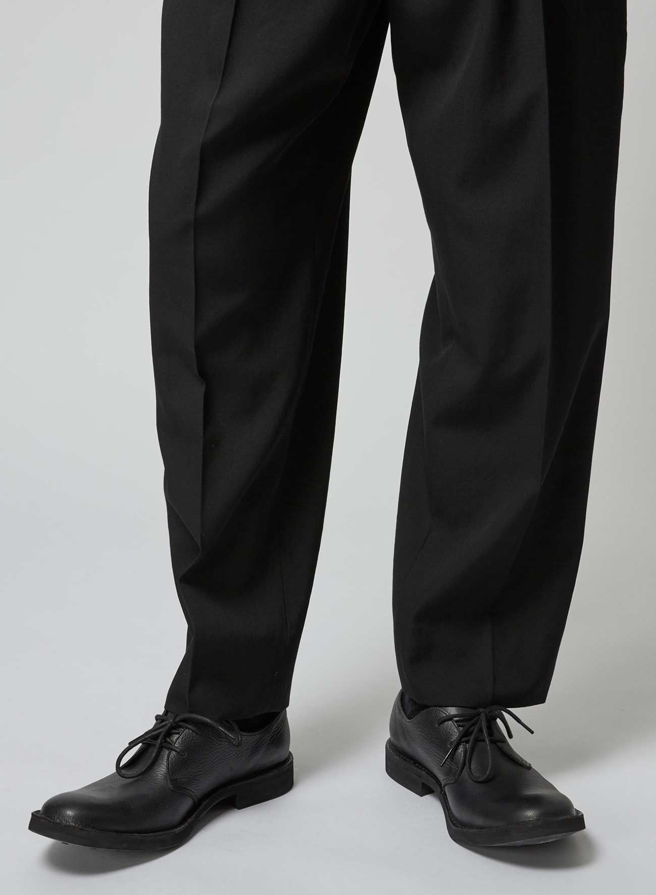Buy Men's Black Pleat Less Formal Pants for Both Office and