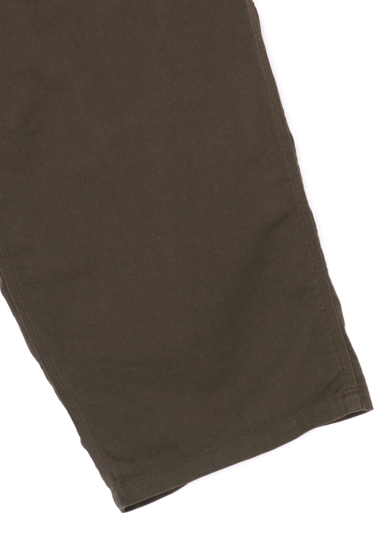 COTTON DRILL PAINTER PANTS(XS Brown): Yohji Yamamoto POUR HOMME