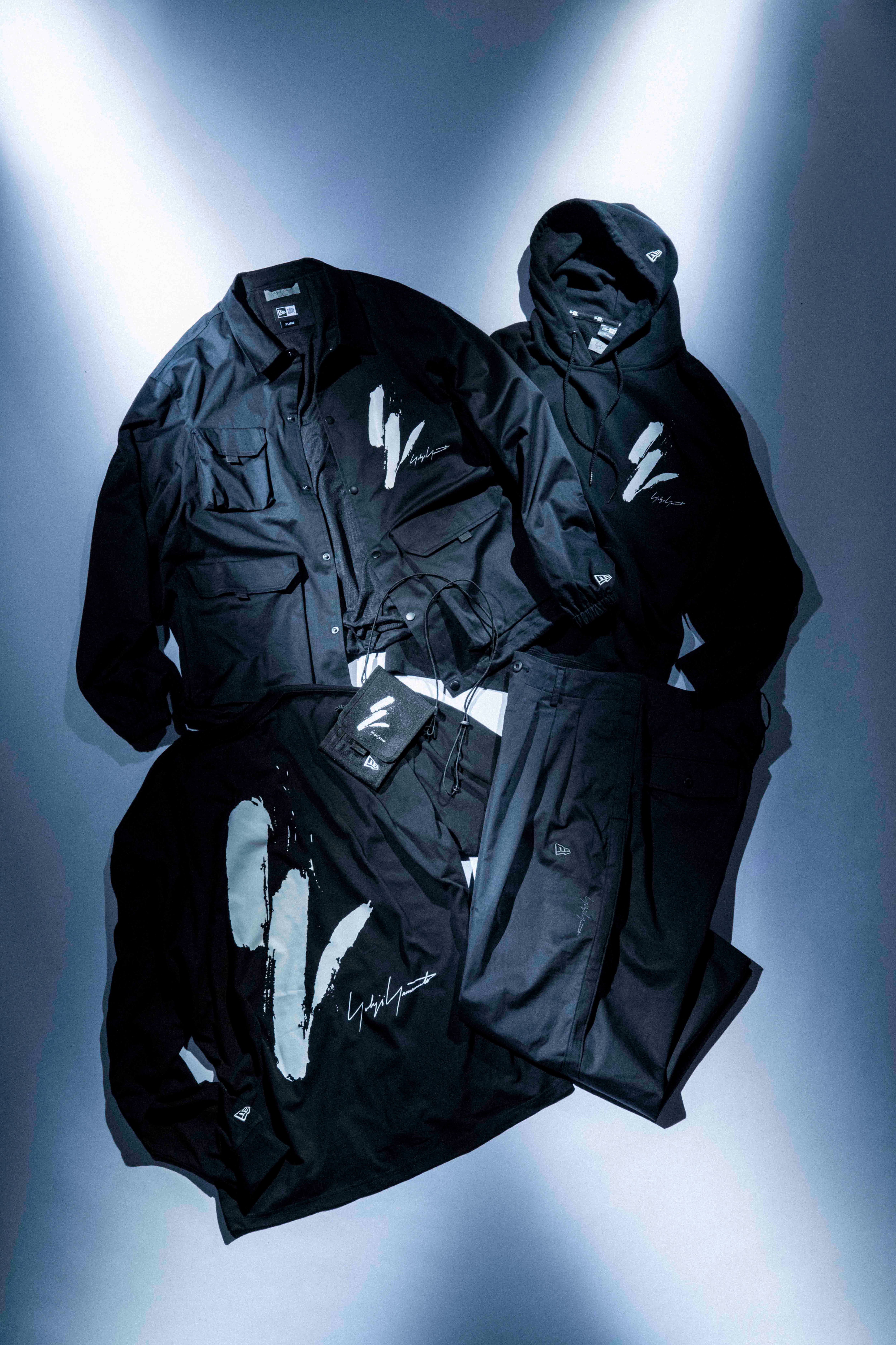 Yohji Yamamoto ×New Era N.E.C/STRETCH NE Side Tape Pants(S Black 