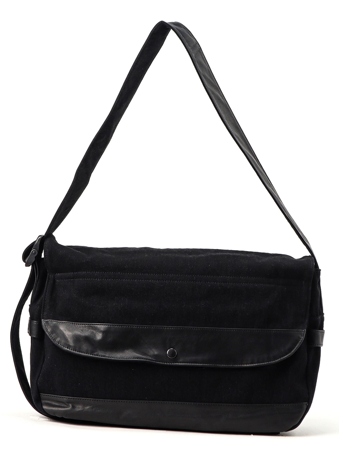 KATSURAGI DENIM BIO FLAP SHOULDER BAG