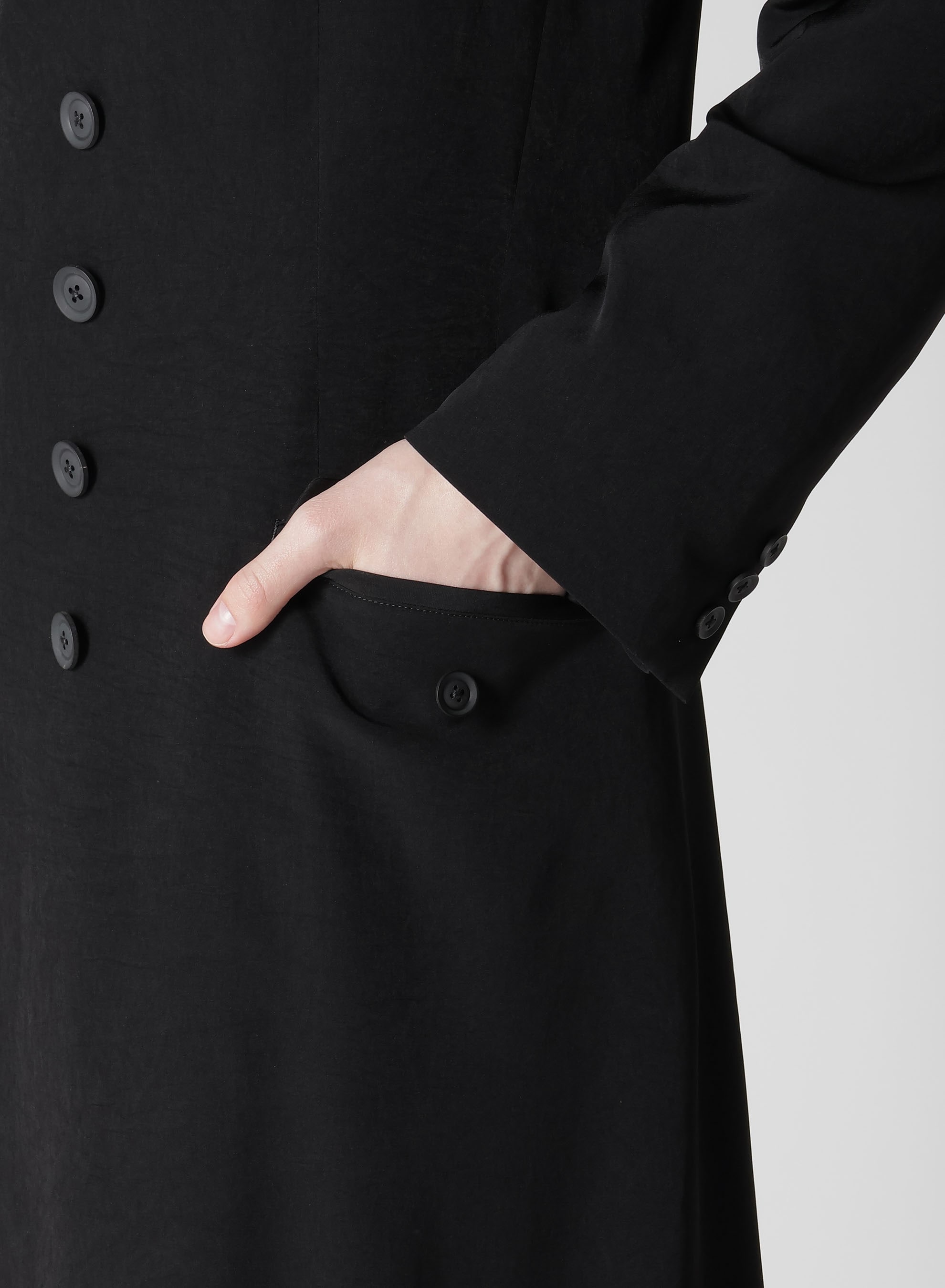 TA TUXEDO BELT LONG JACKET