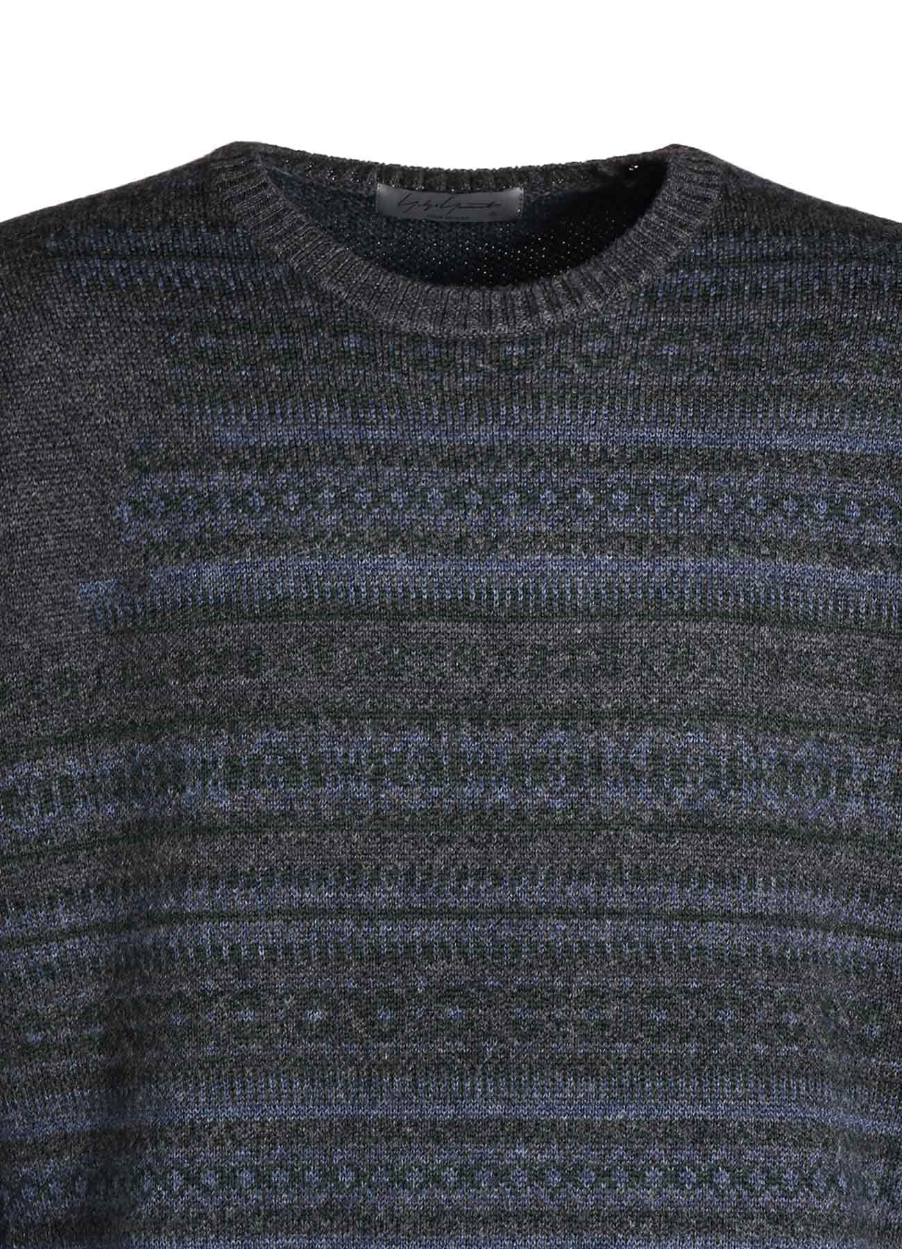 WORMHOLE ROUND NECK KNIT