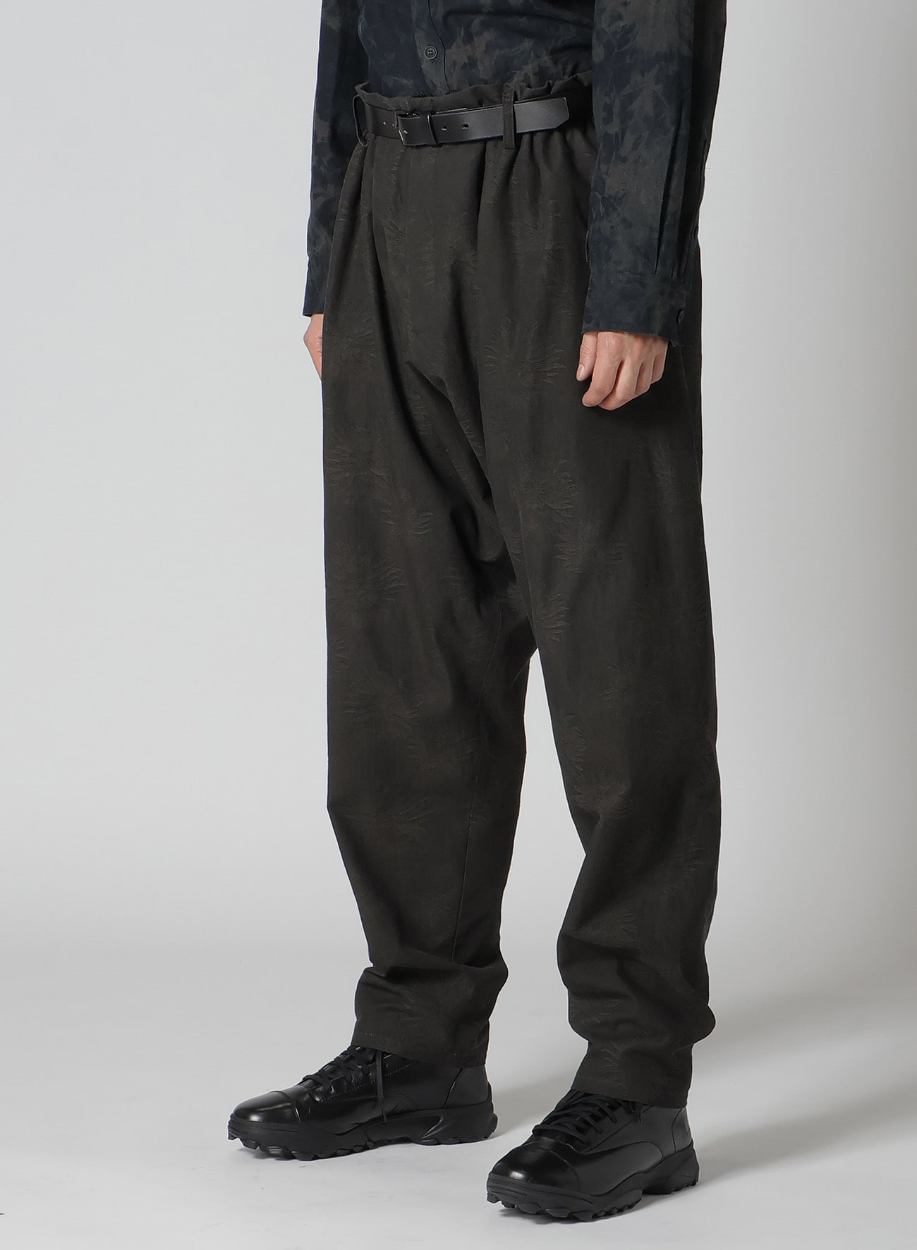 DUNGAREE JQ BLACK SLIM SAROUEL PANTS