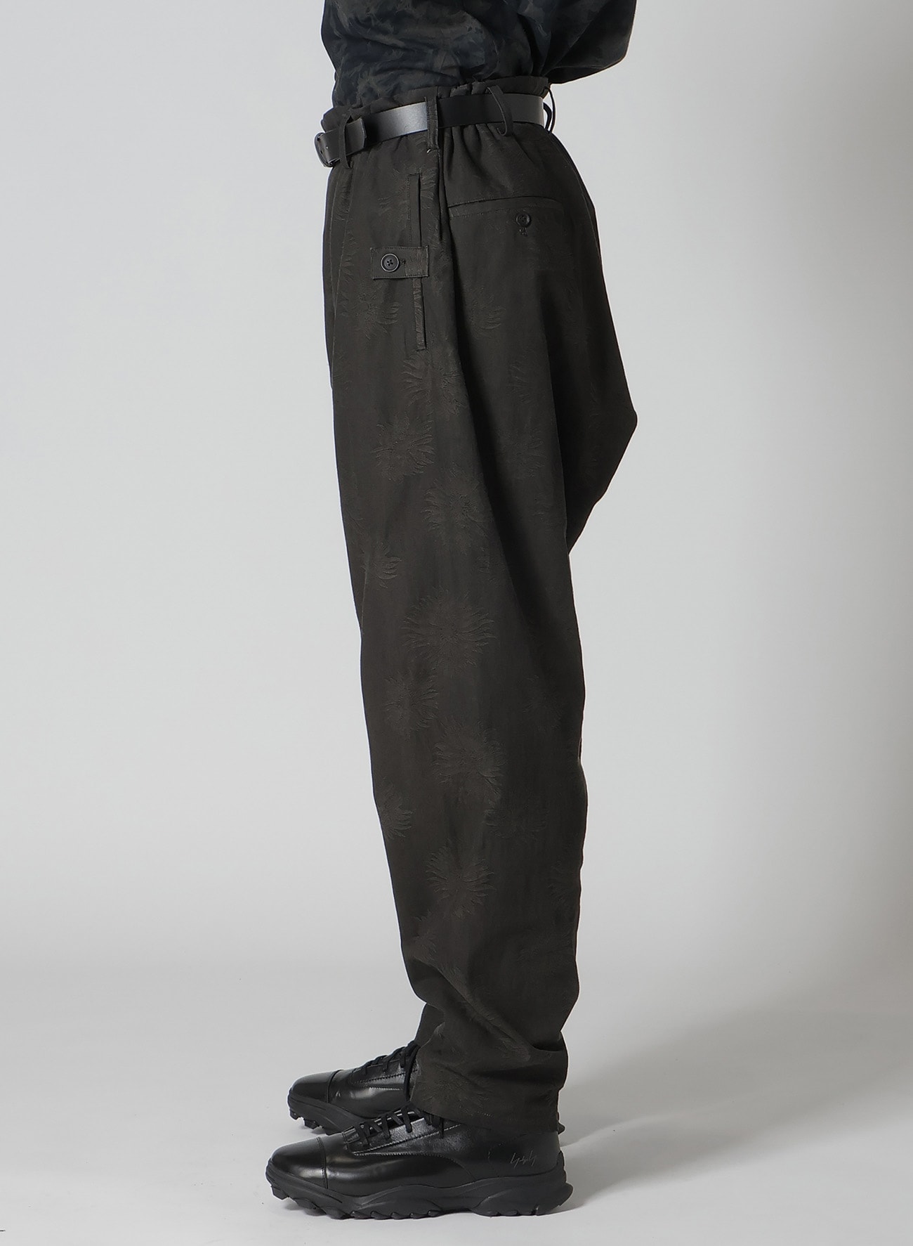 DUNGAREE JQ BLACK SLIM SAROUEL PANTS