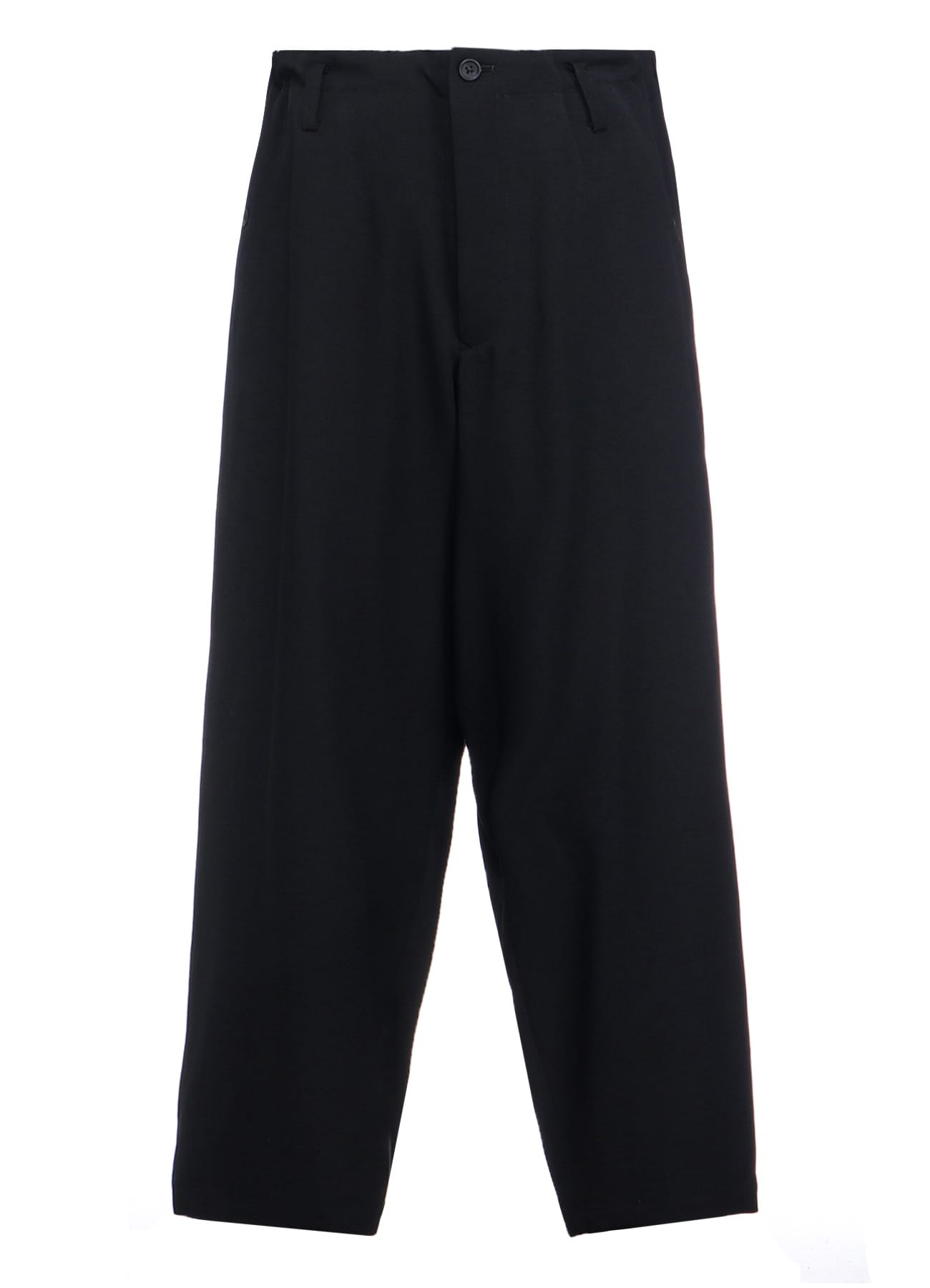 WOOL GABARDINE WIDE STRING PANTS