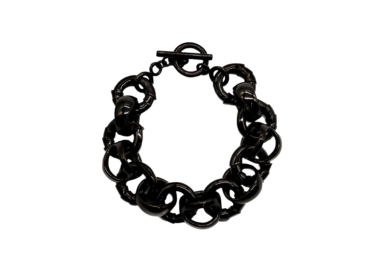 SILVER BK Anisoptera Chain Bracelet