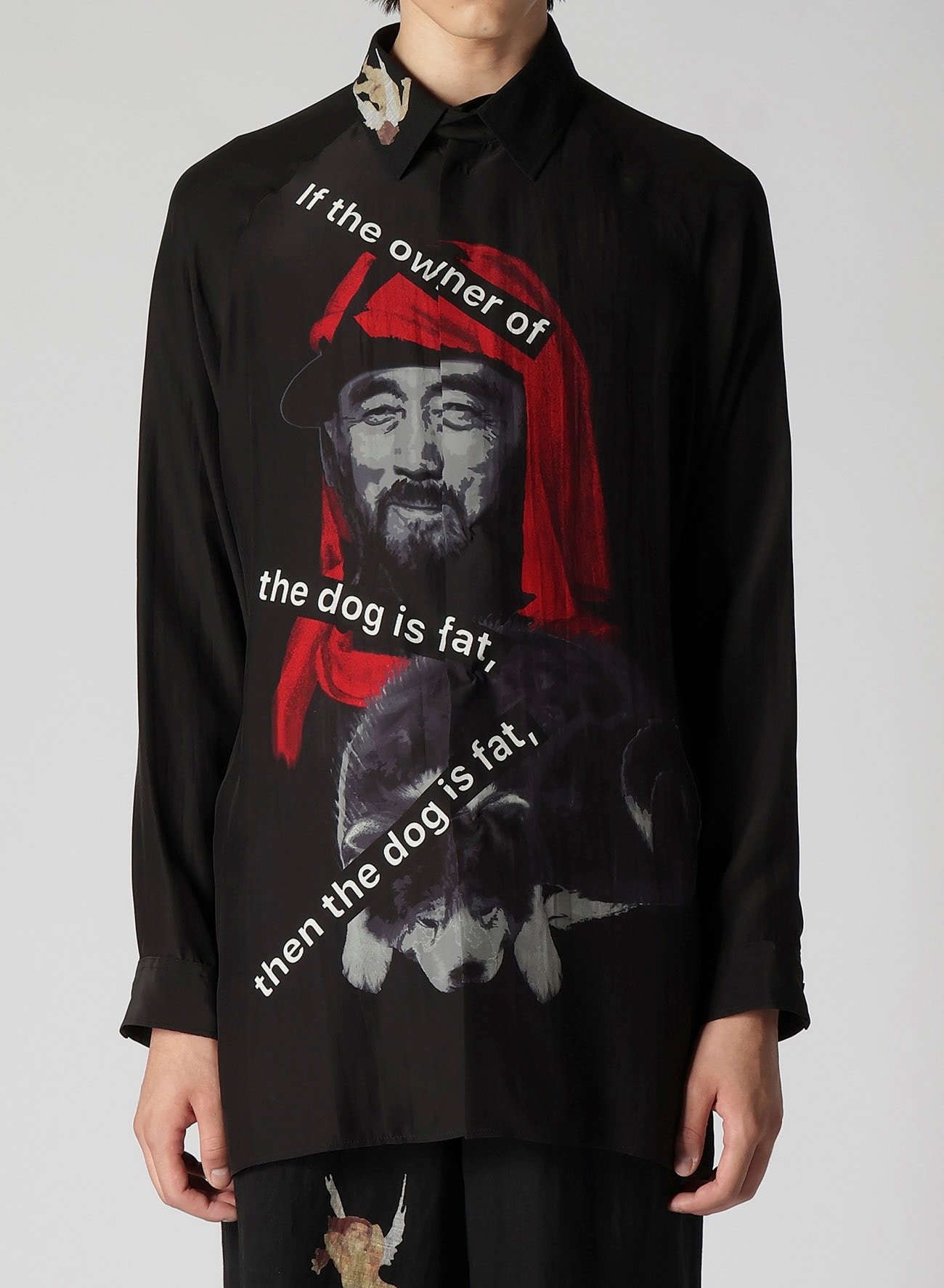 DOG AND ELDERLY PERSON SHIRT