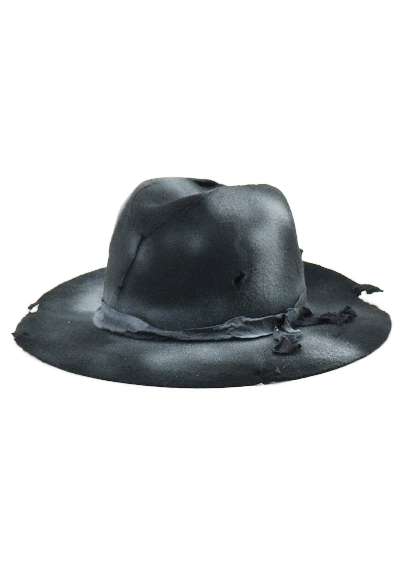 PAINTED SOFT HAT(M Black X White): Yohji Yamamoto POUR HOMME｜THE 