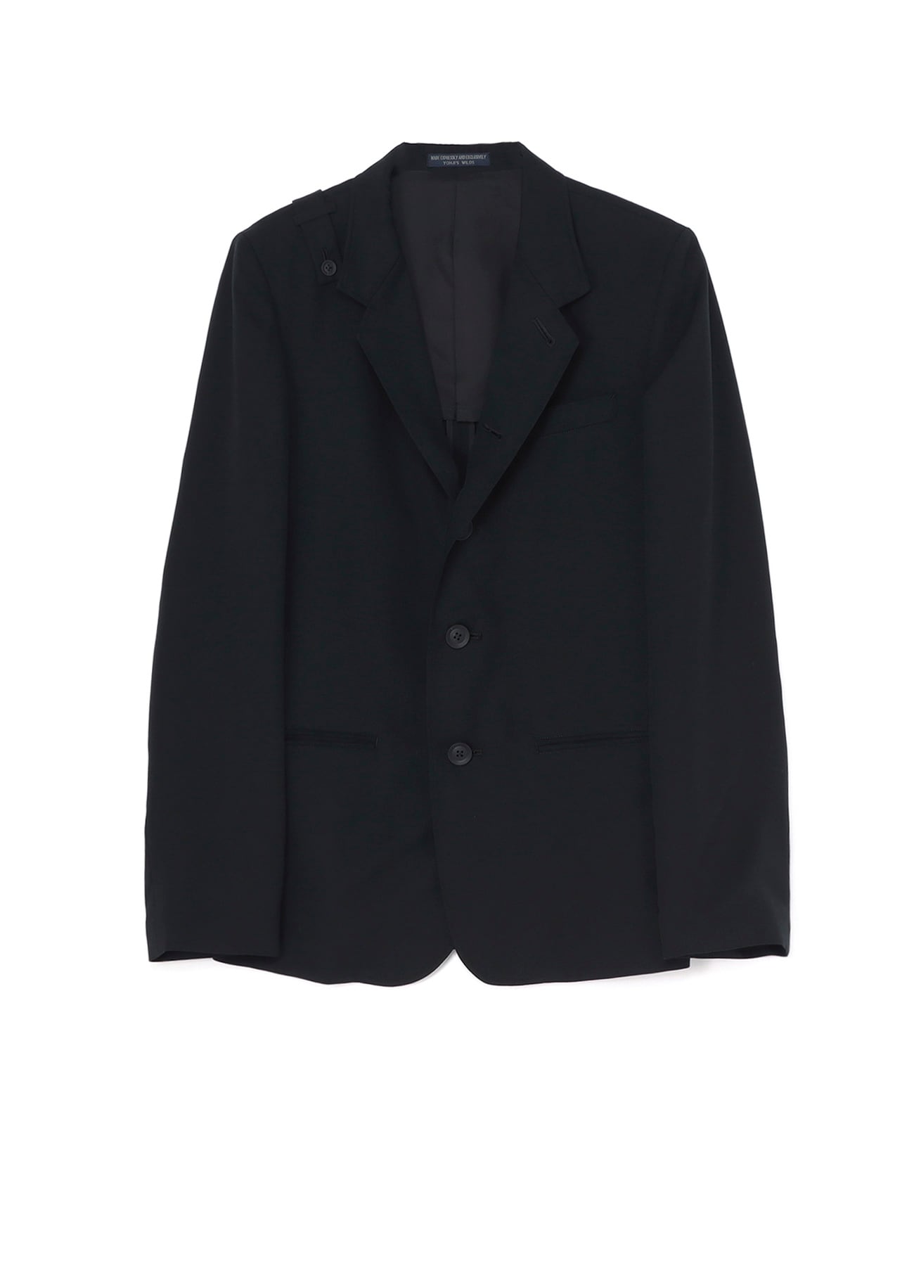 Yohji Yamamoto single-breasted drop-shoulder coat - Black