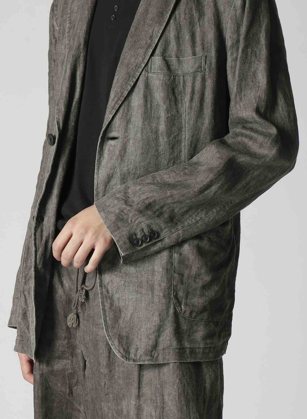 INK DYED TWILL R-INK-DYED OUT POCKET JKT