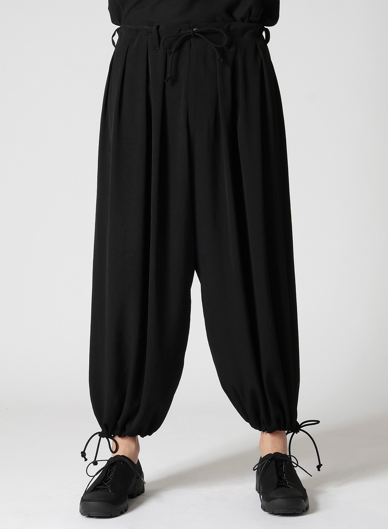 Co. High-rise Wide-leg Leather Balloon Pants in Black | Lyst