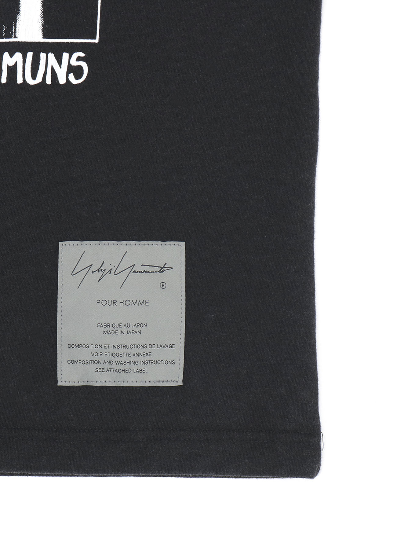 Yohji Yamamoto x NEIGHBORHOOD COTTON JERSEY PT SHORT SLEEVE(M Black ...