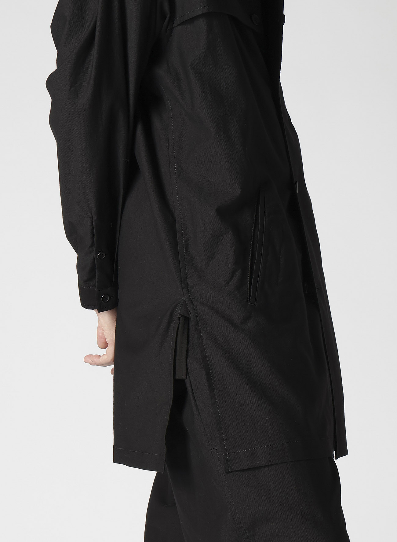 WIDE TWILL Z-TRENCH-STYLE BLOUSON