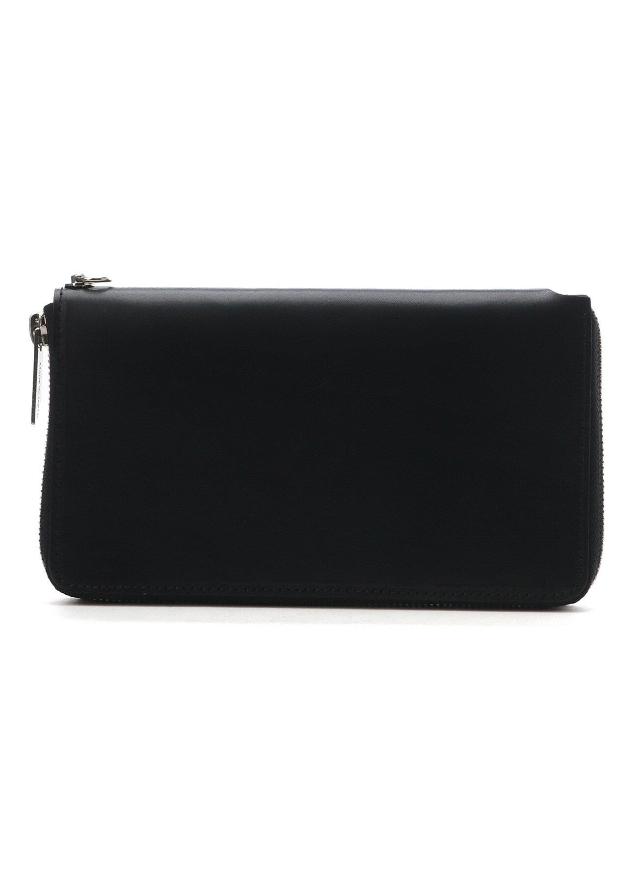 THICK UNFINISHED LEATHER ZIP WALLET L