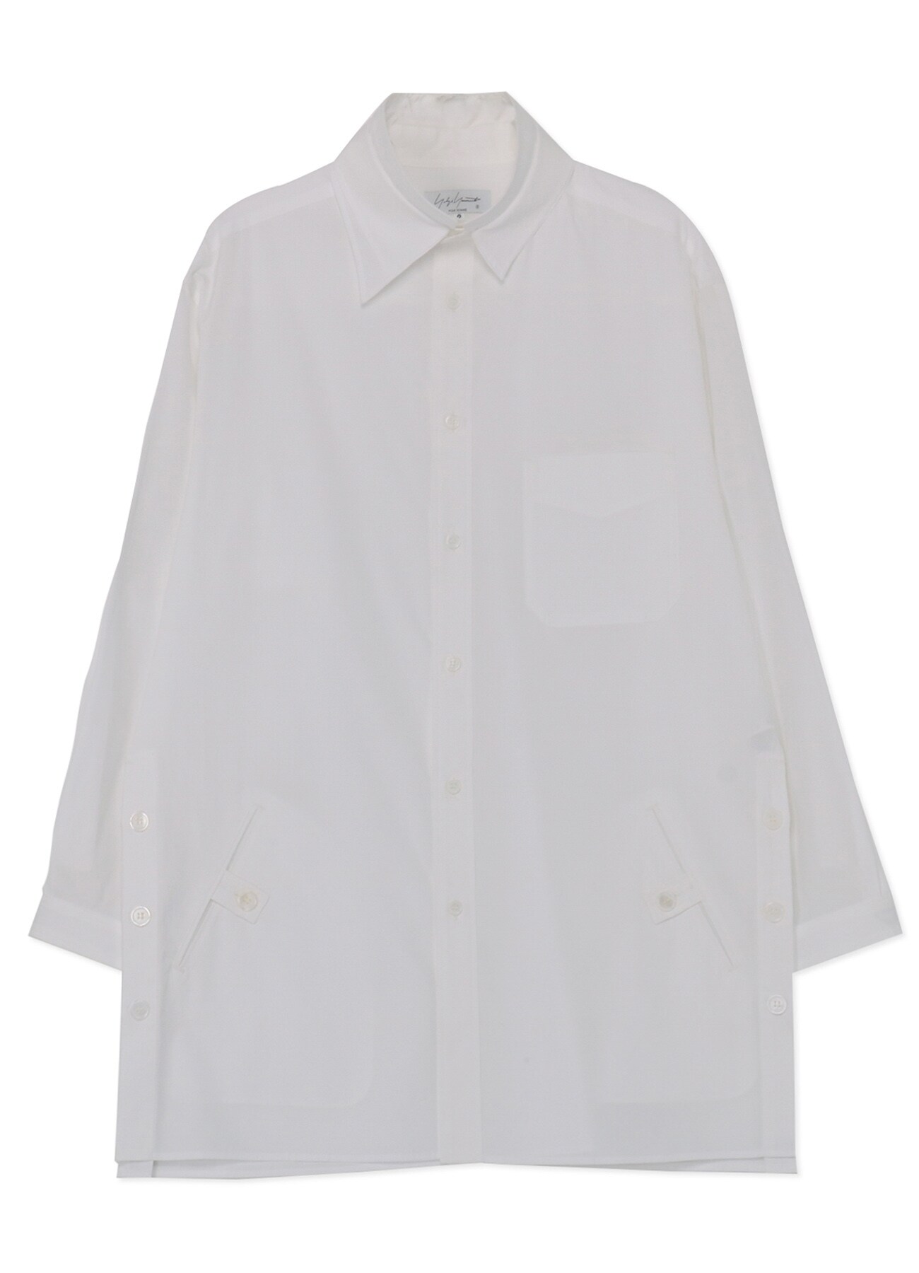 100/2 BROAD A-SPARE COLLAR B W/ SLEEVE BEST(S White): Yohji