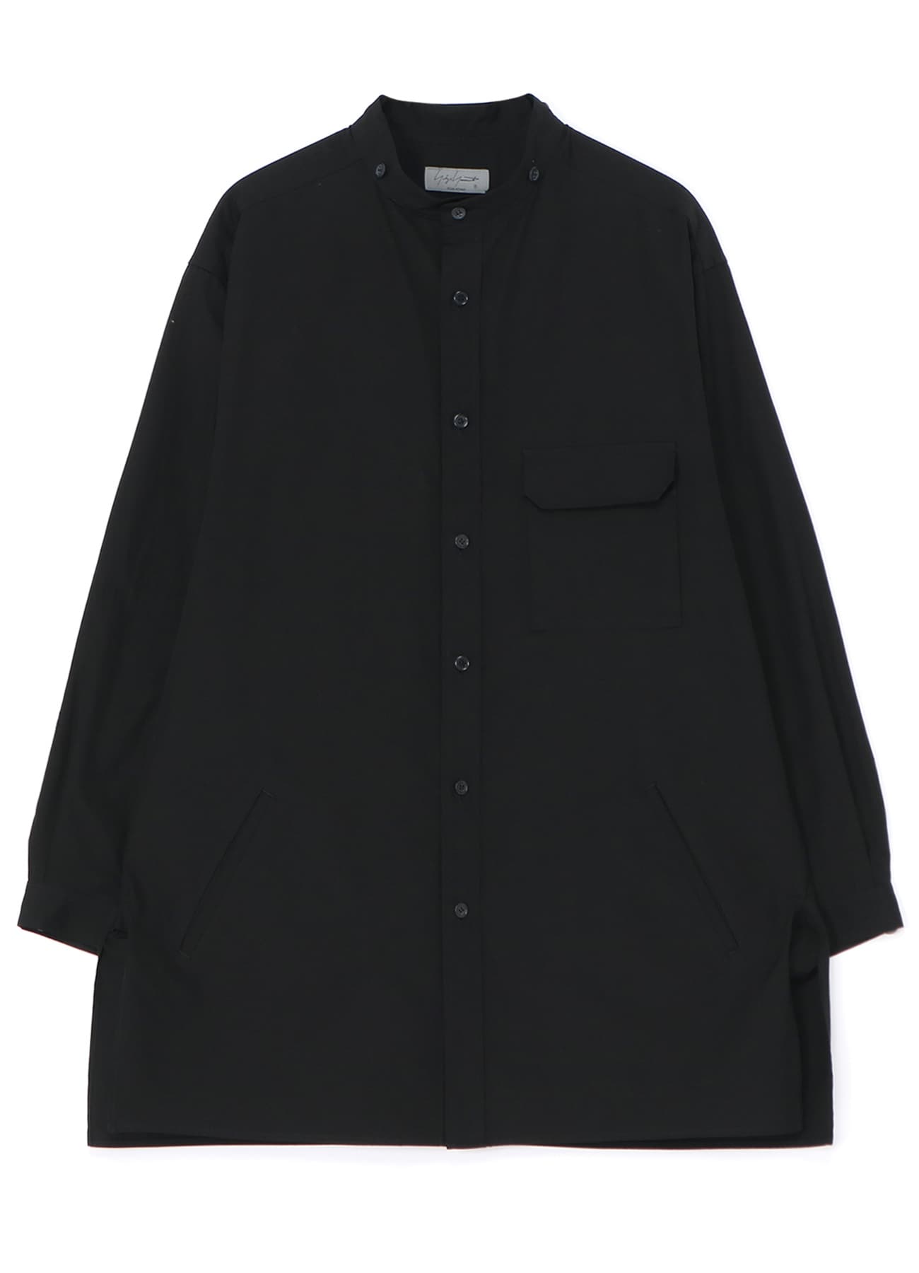 100/2 BROAD SPARE COLLAR B(M Black): Yohji Yamamoto POUR HOMME