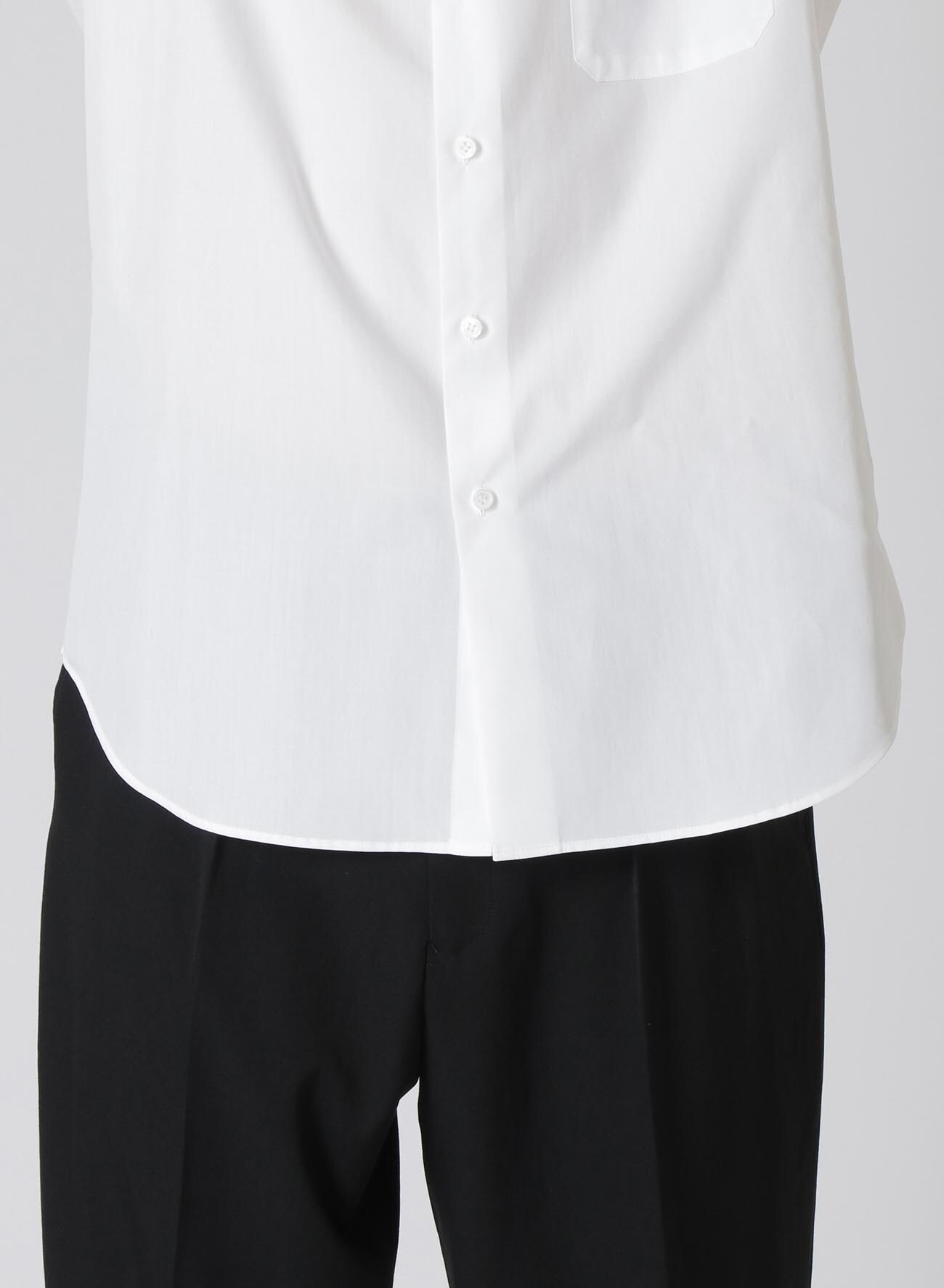 SUIT BROAD U-CDH STANDARD SHIRT(S White): Yohji Yamamoto POUR