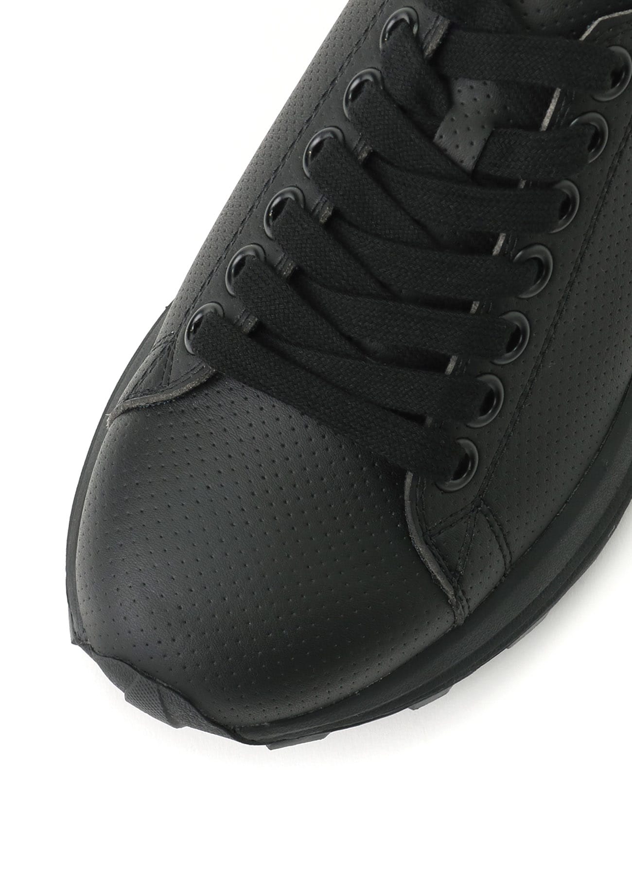 PU/PUNCHING LOW TOP LACE UP SHOES