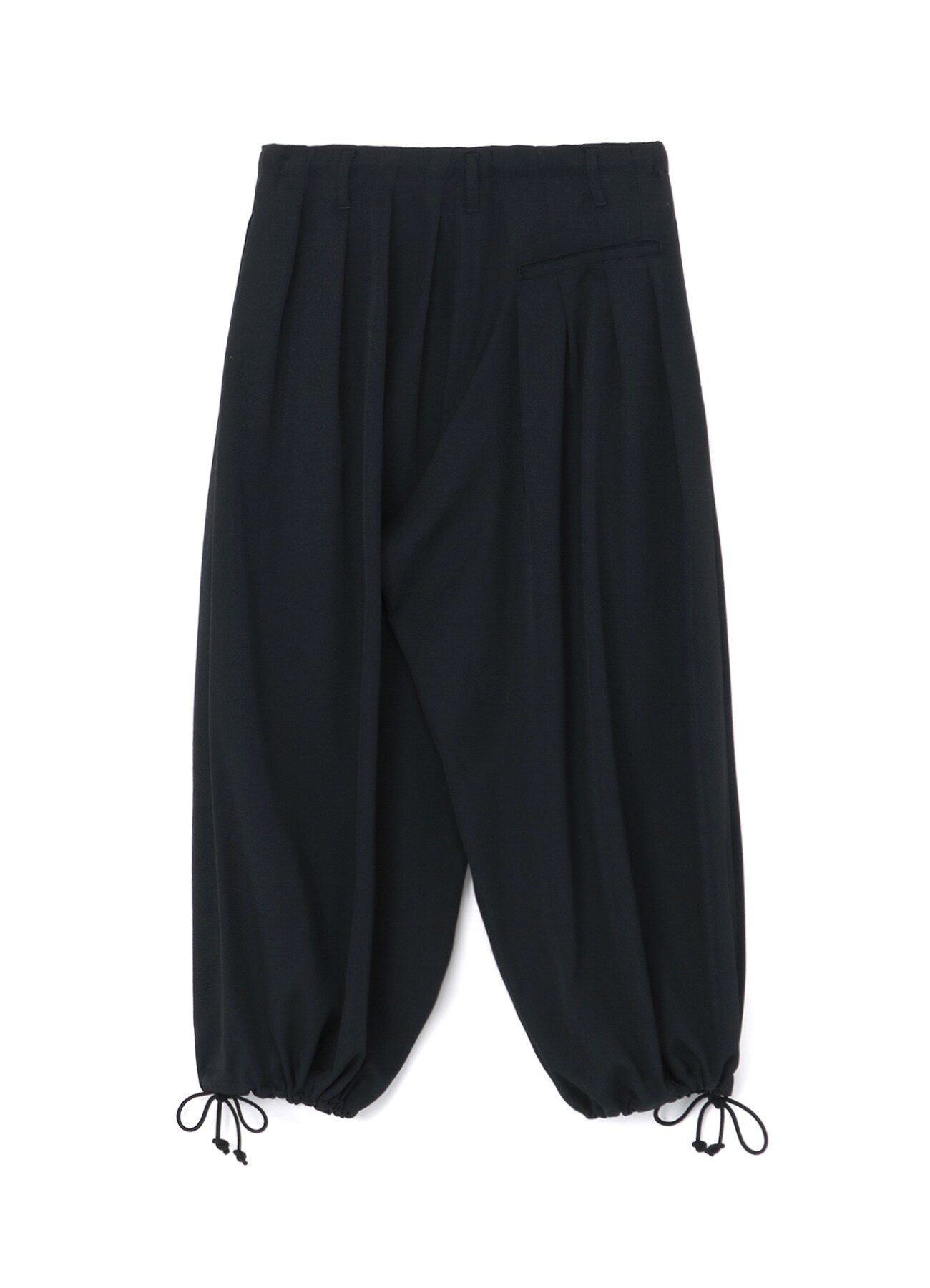 GABARDINE U-STANDARD BALLOON PANTS(S Black): Yohji Yamamoto POUR