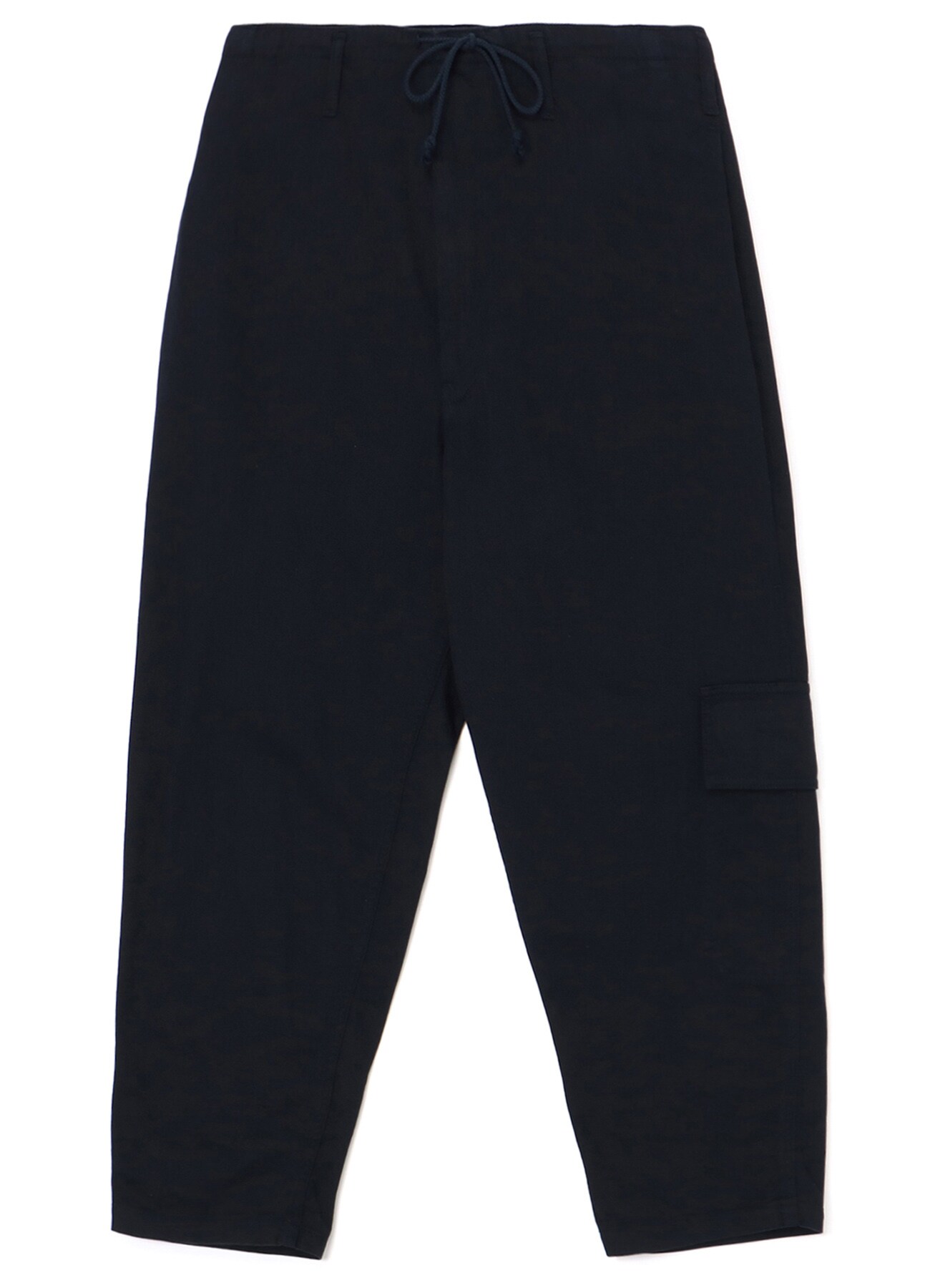 B.S KATSURAGI A-SIDE TUCK P(S Navy): Yohji Yamamoto POUR HOMME