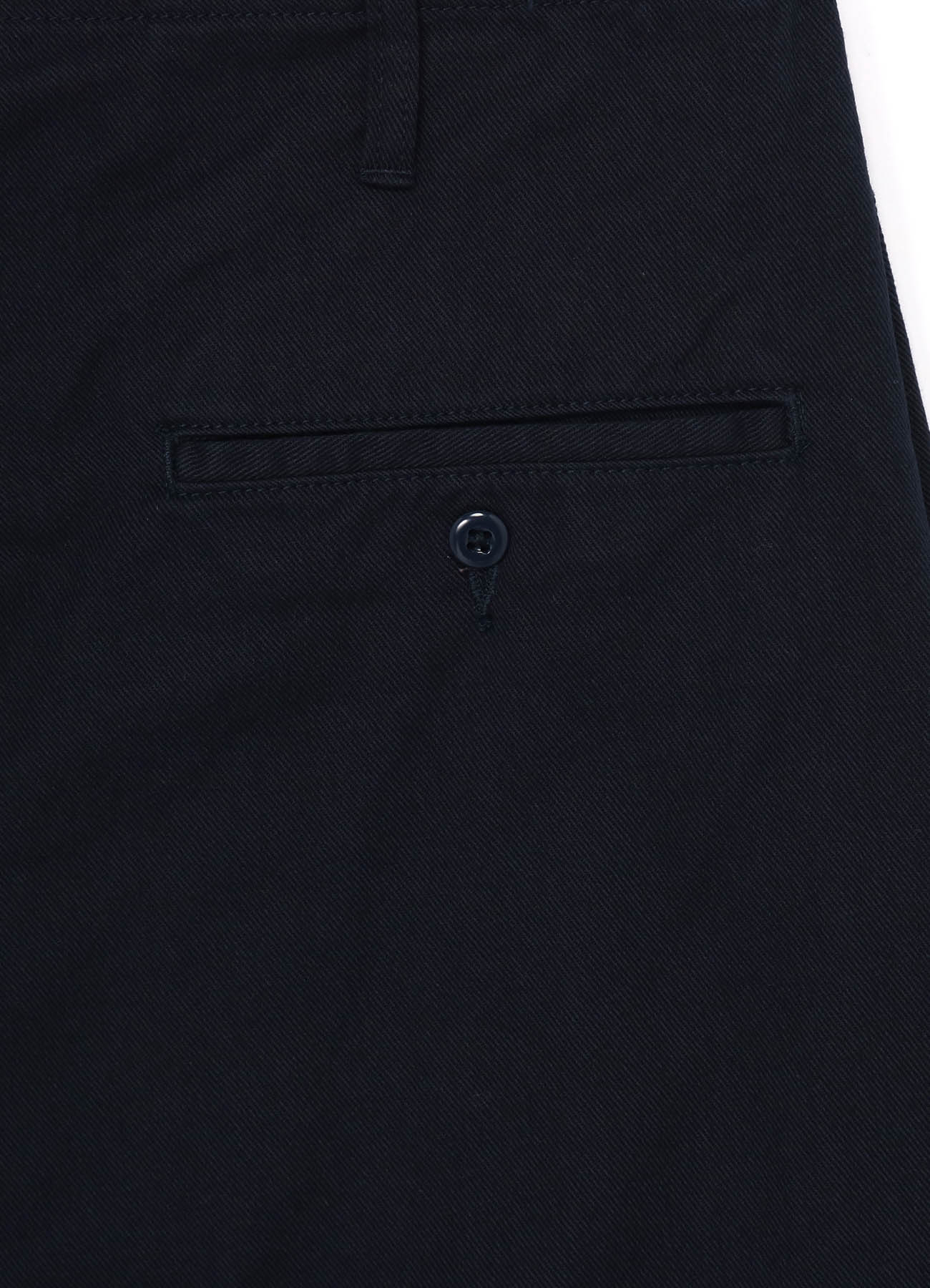 B.S KATSURAGI A-SIDE TUCK P(S Navy): Yohji Yamamoto POUR HOMME